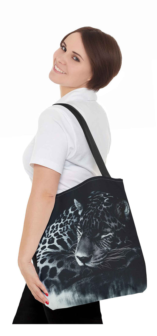 Silent Grace Jaguar Tote Bag