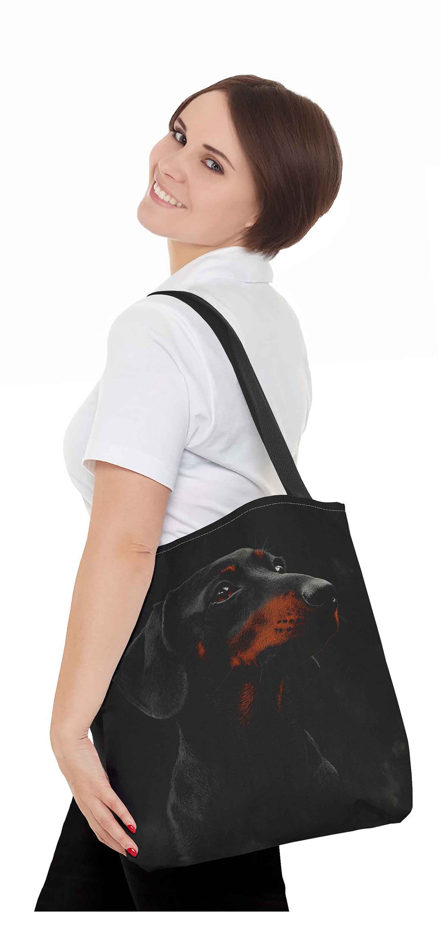 Elegant Dachshund Tote Bag