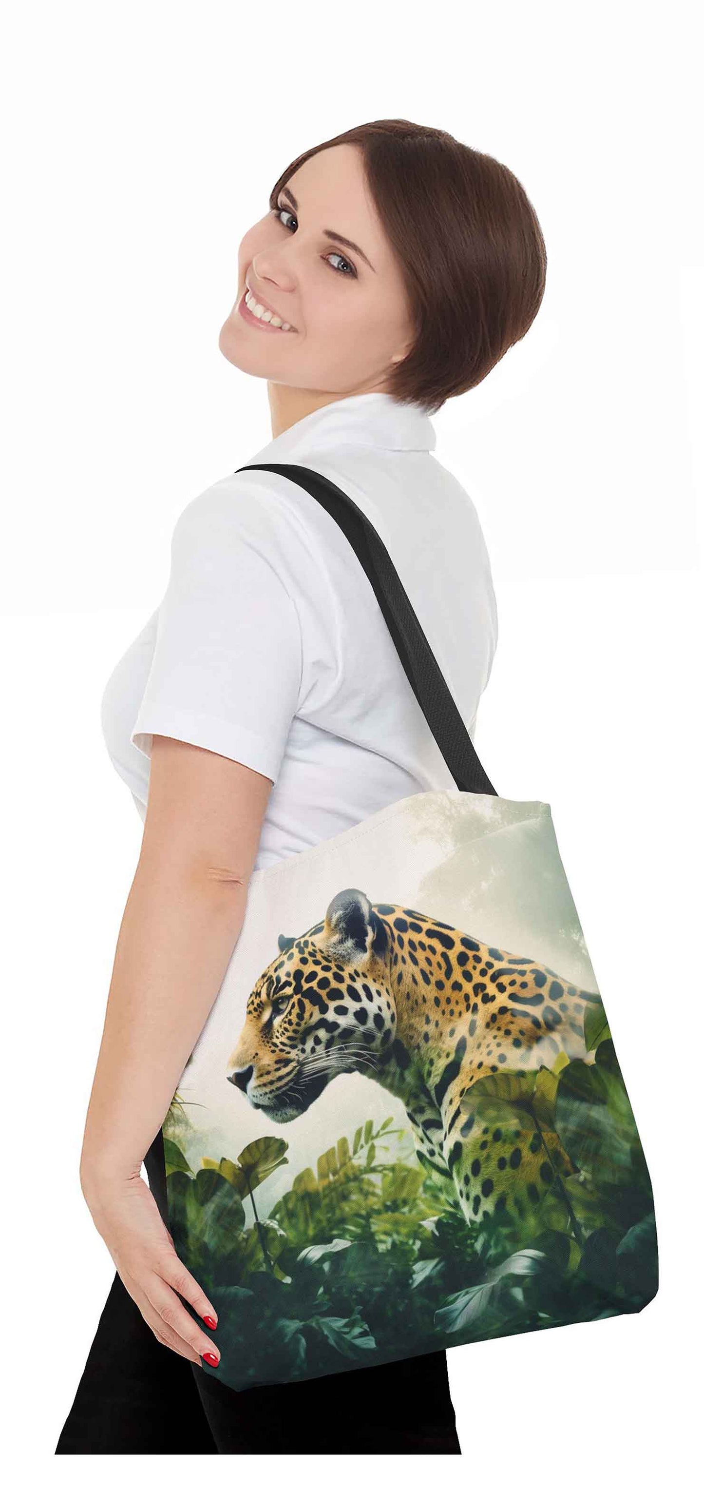 Jungle Majesty Jaguar Tote Bag