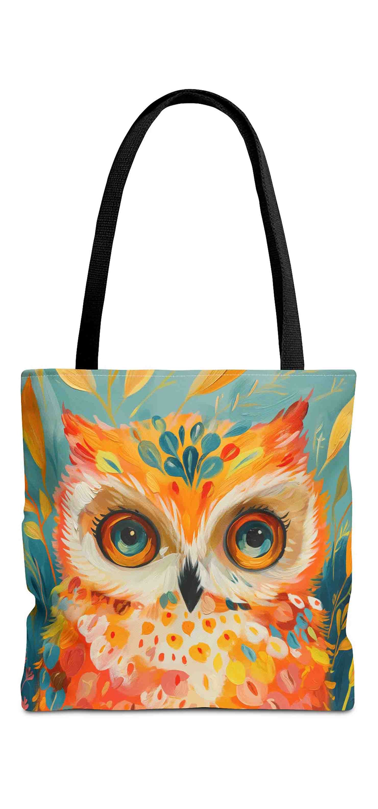 Wisdom Whimsy Owl Tote Bag