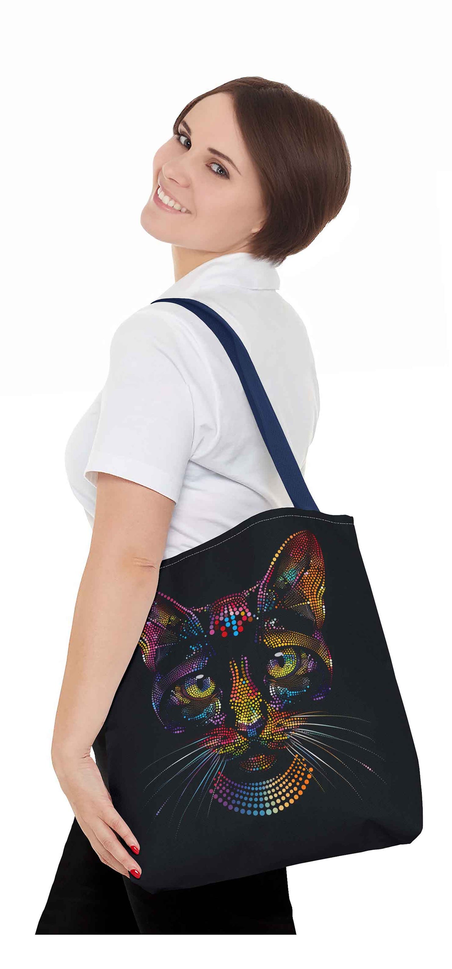 Egyptian Fantasy Cat Tote Bag