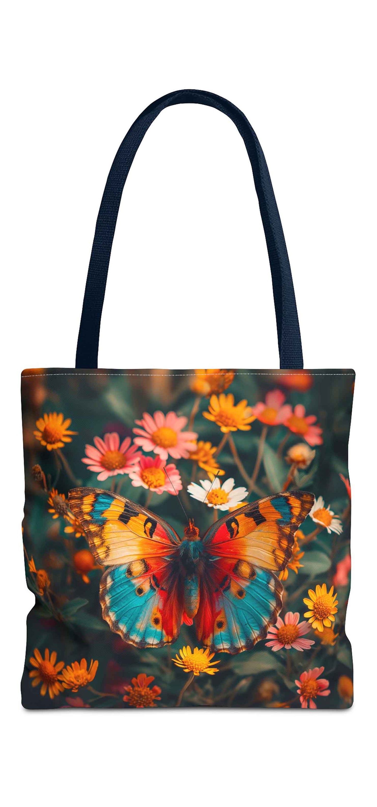 Meadow Bloom Butterfly Tote Bag