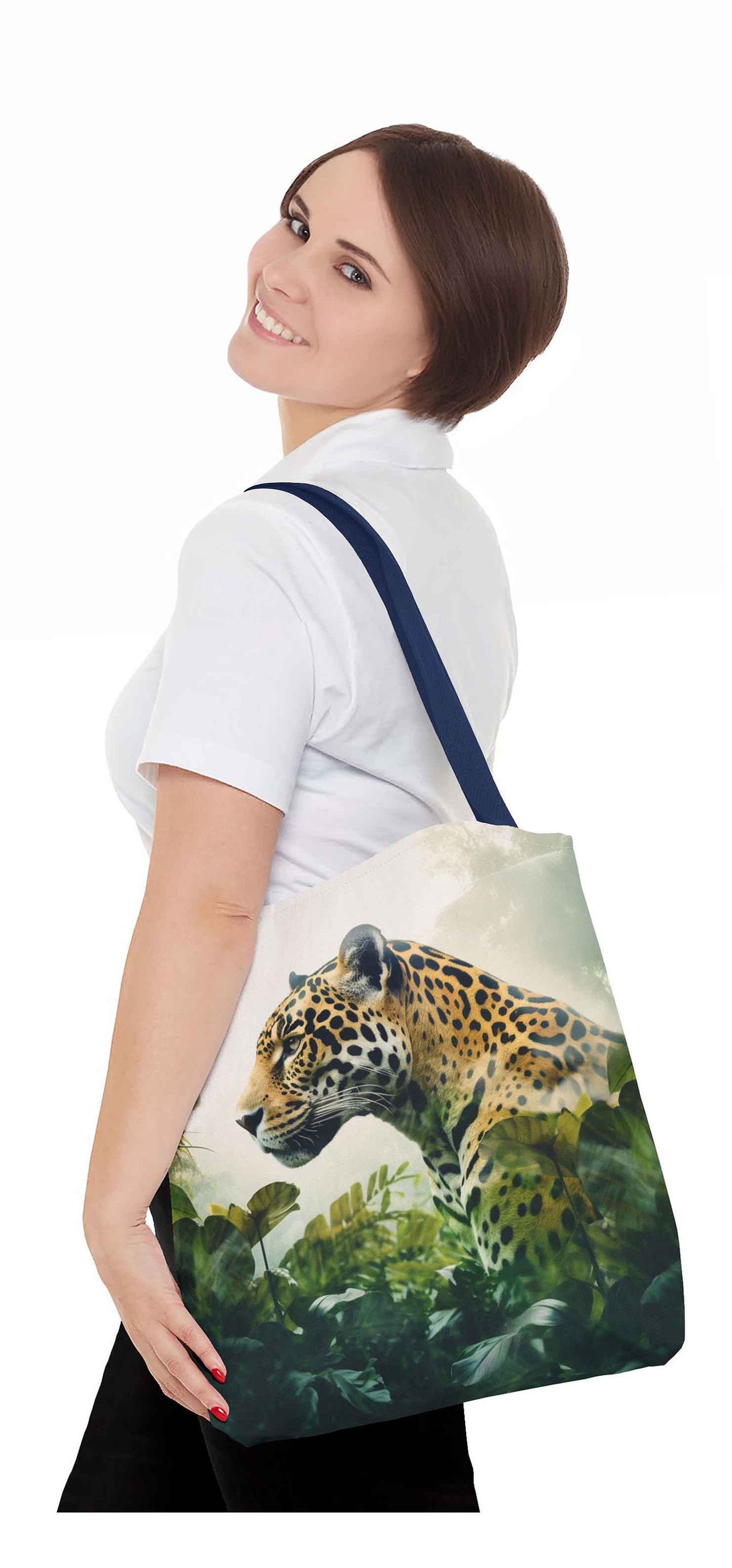 Jungle Majesty Jaguar Tote Bag