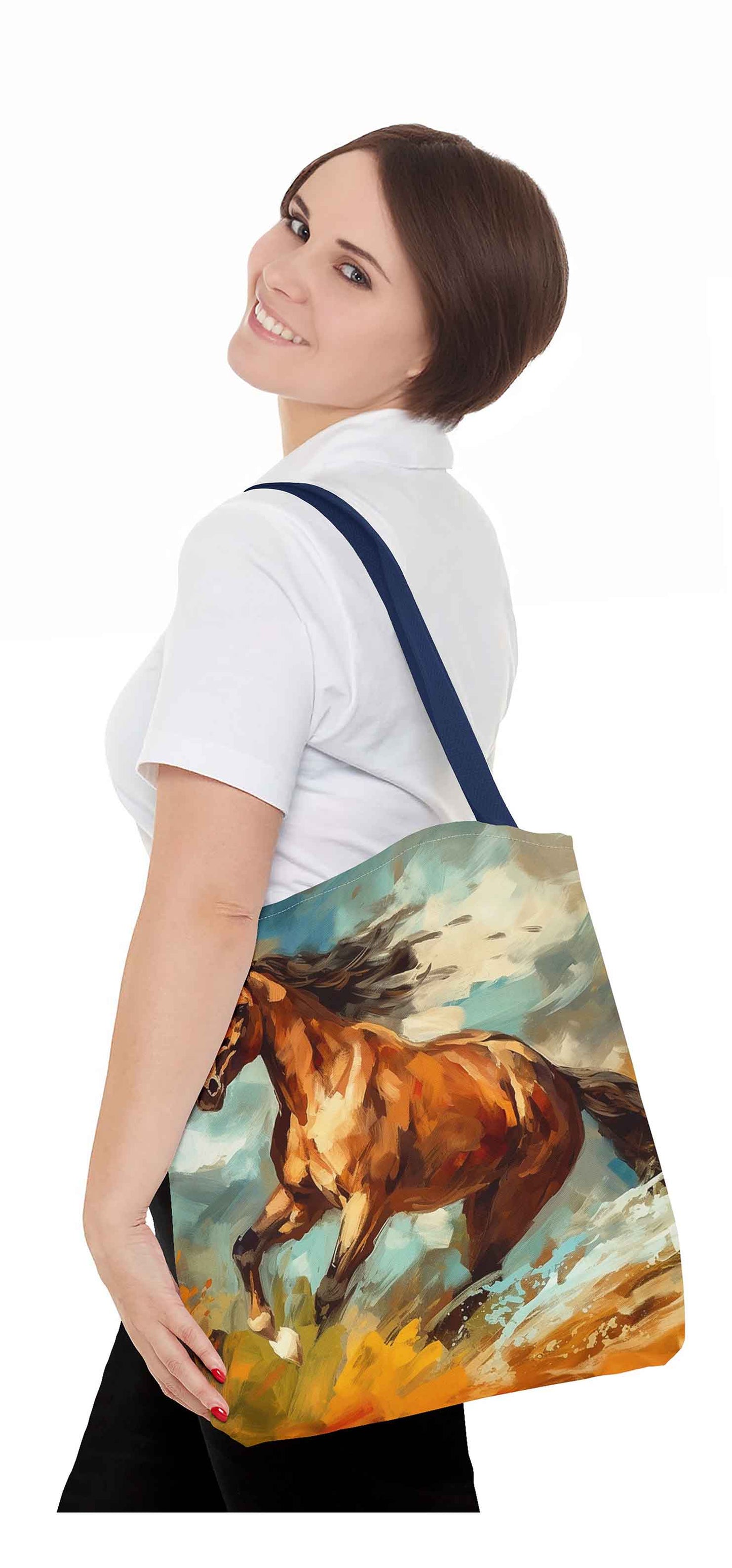 Wild Wanders Horse Tote Bag