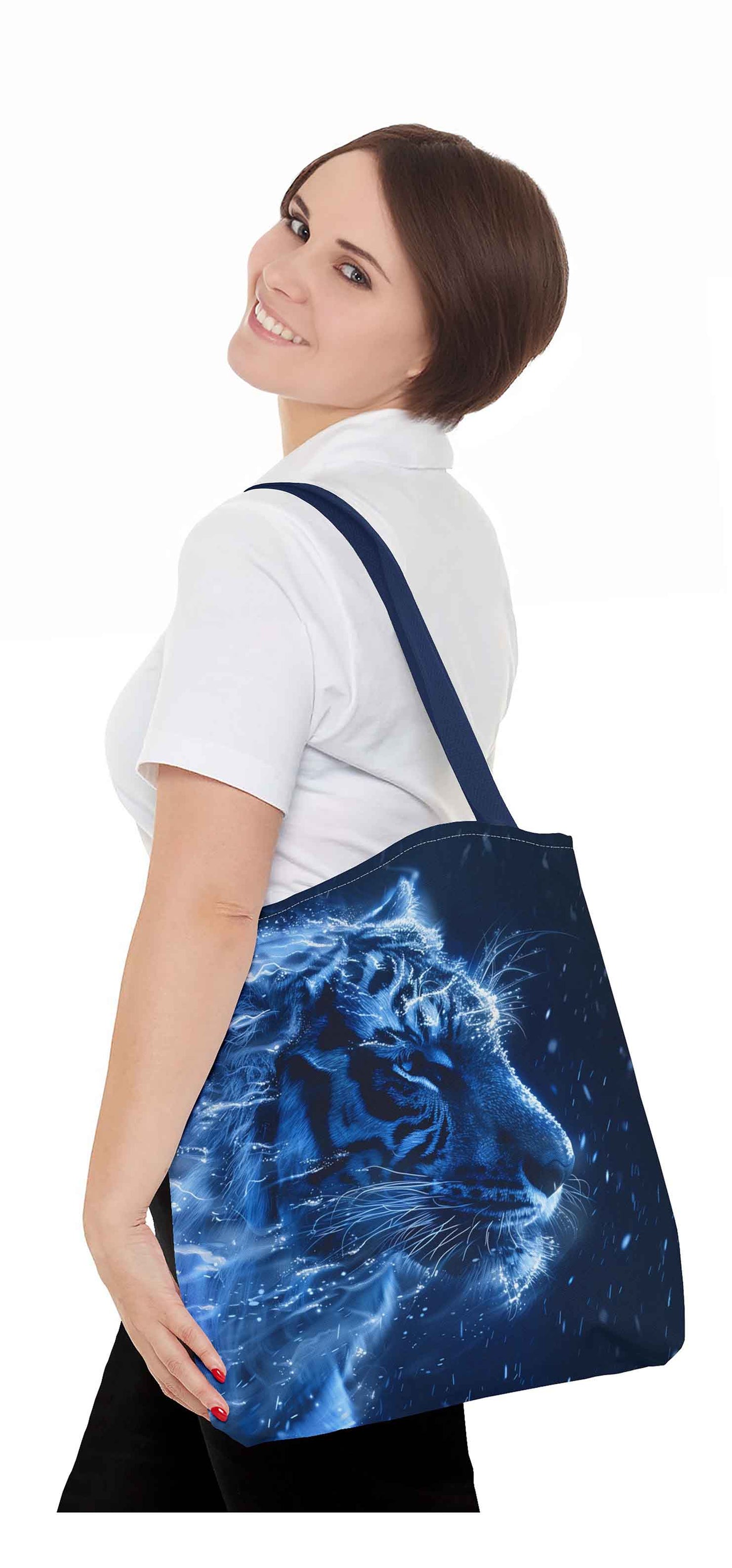 Luminescent Tiger Tote Bag