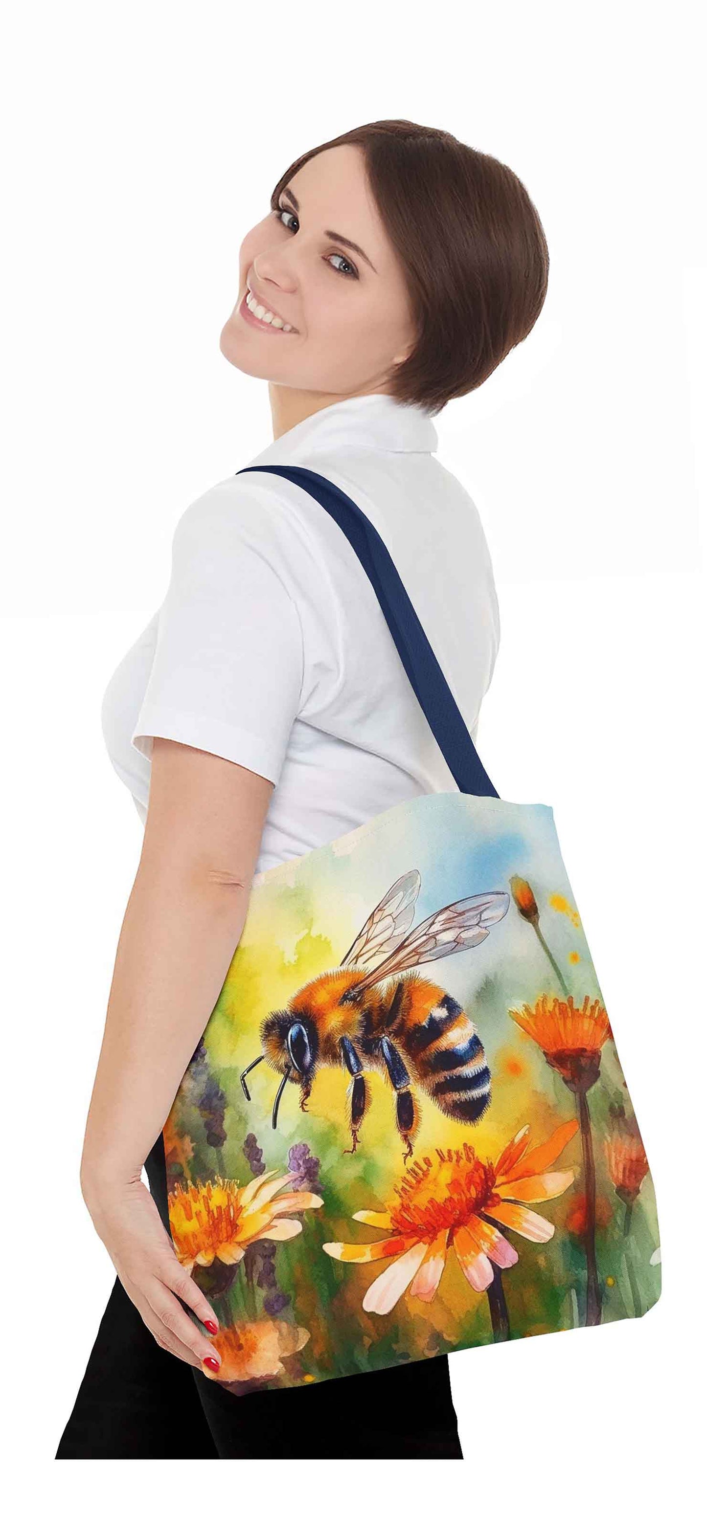 Floral Voyage Bee Tote Bag