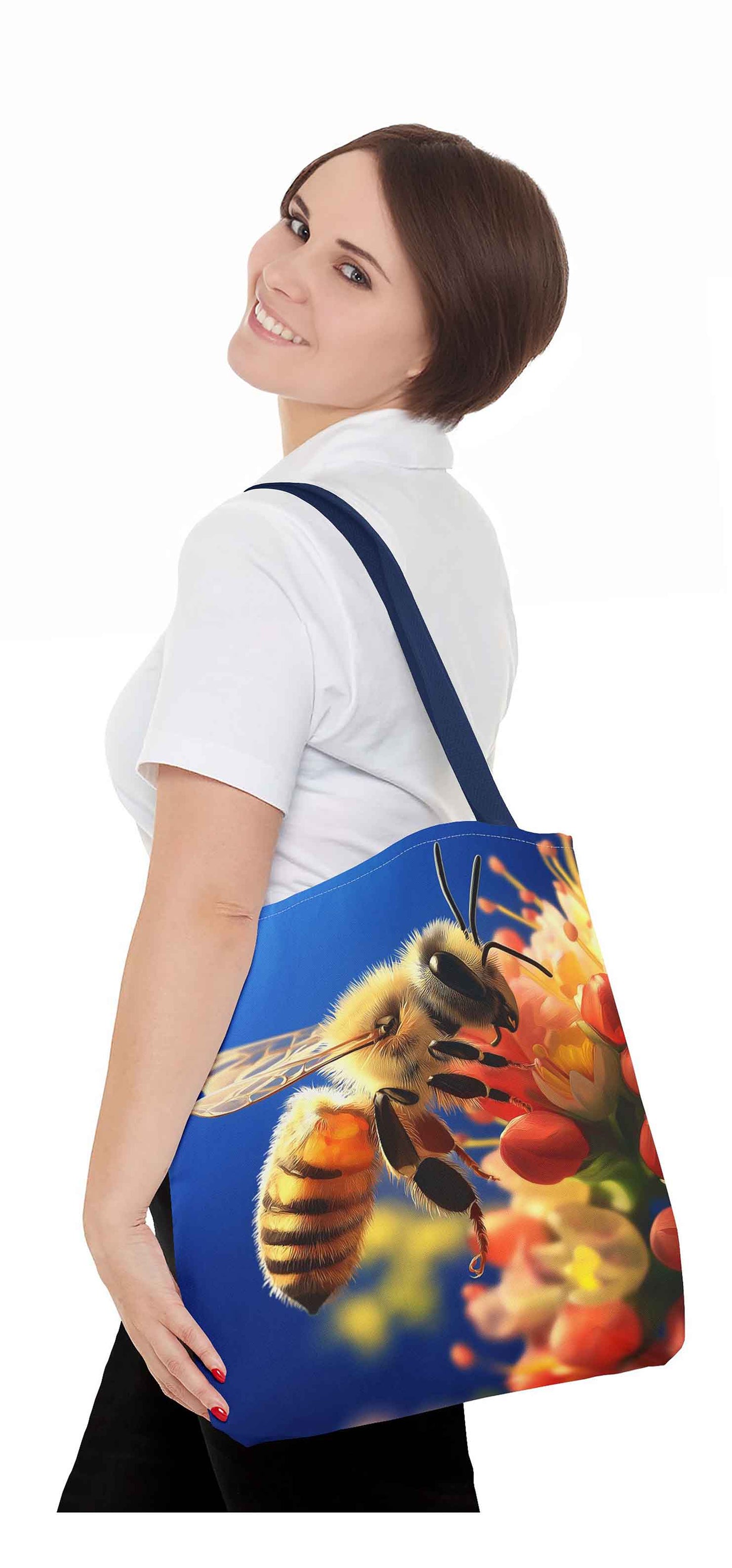 Golden Harvest Bee Tote Bag