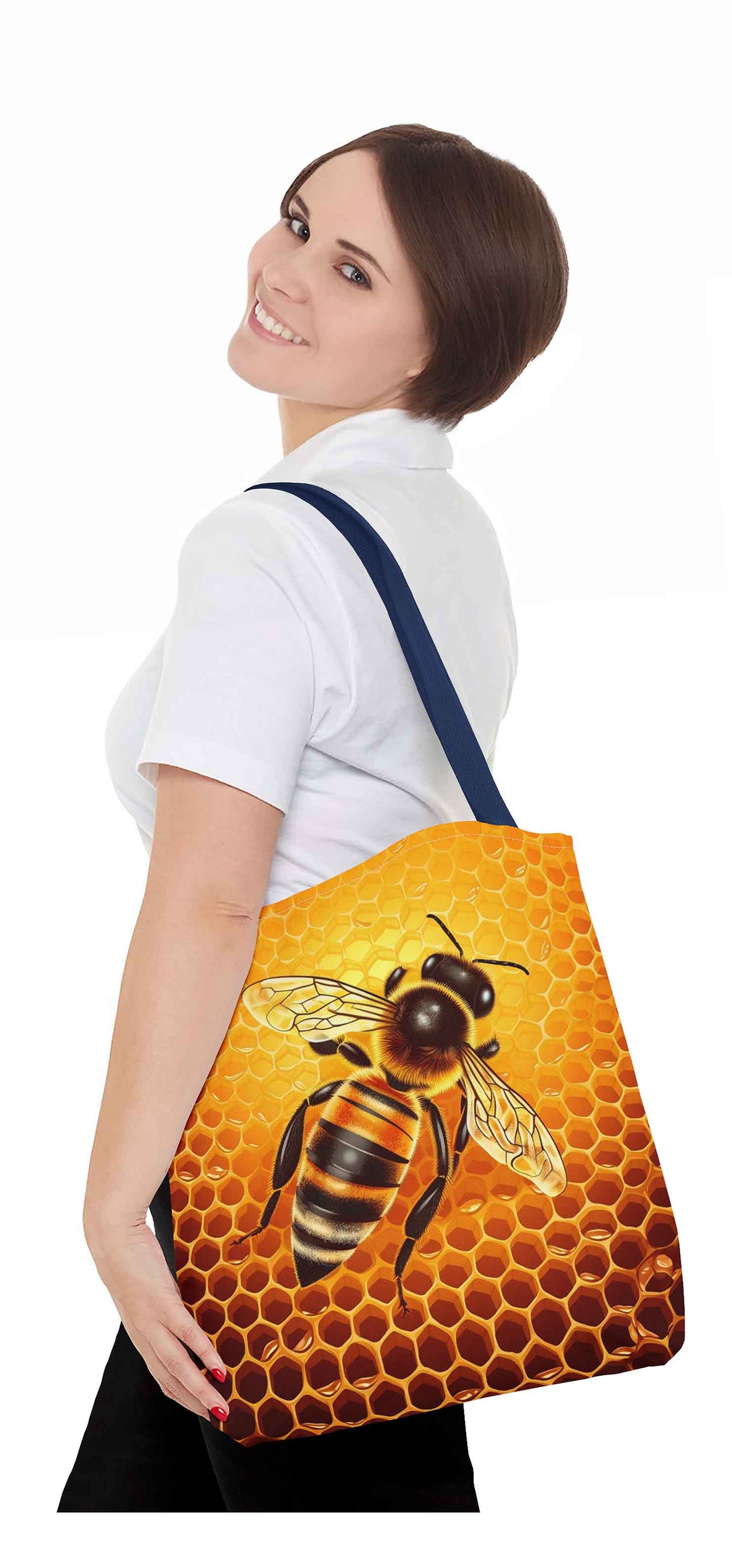 Amber Harmony Bee Tote Bag