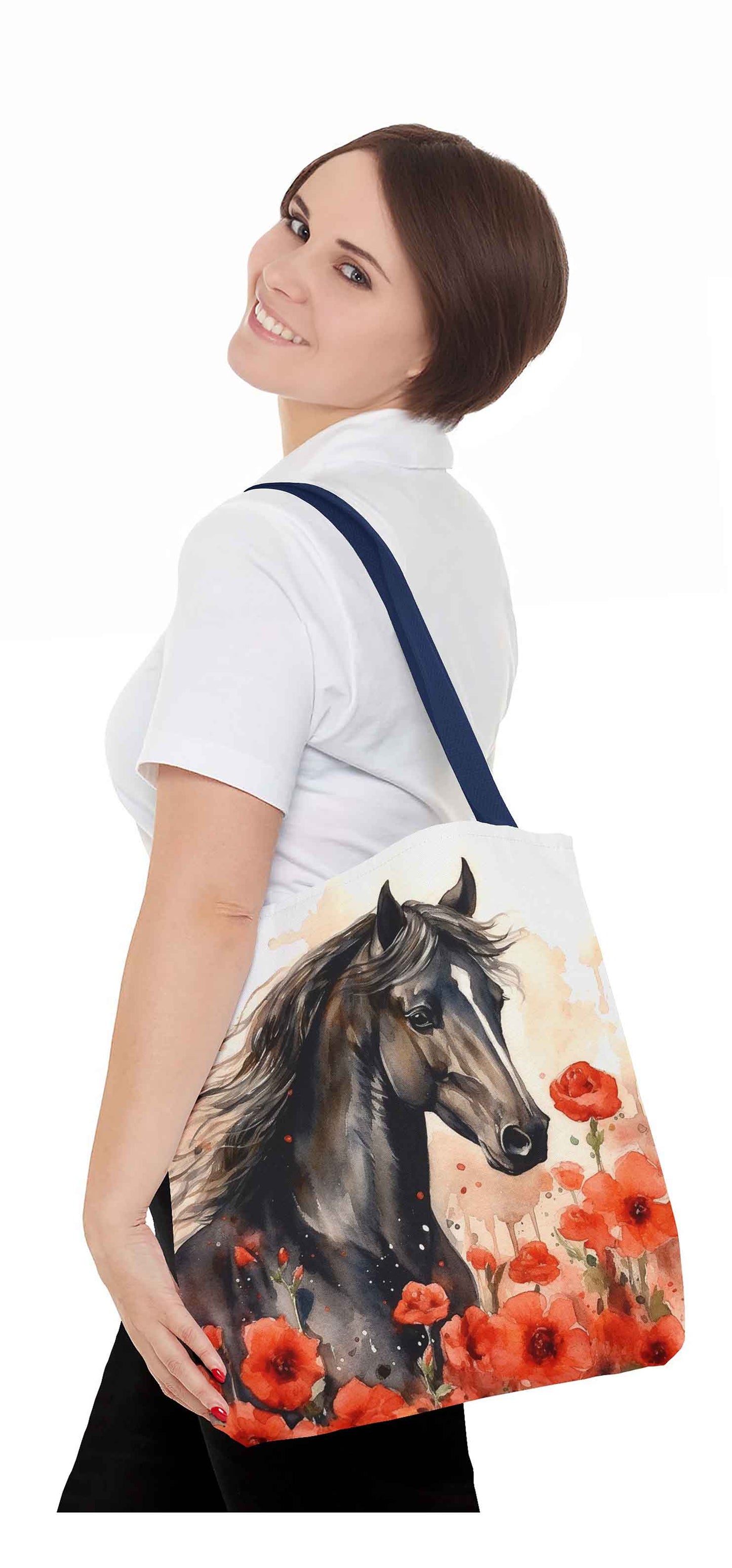 Majestic Meadow Horse Tote Bag
