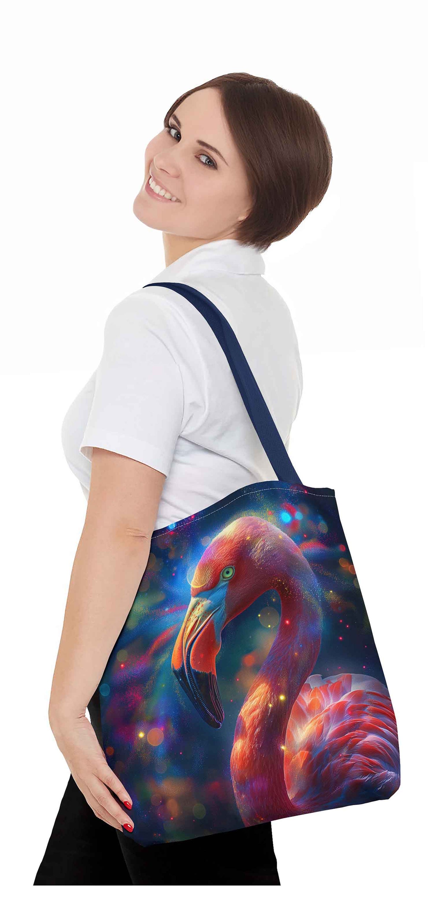 Vibrant Flamingo Fantasy Tote Bag