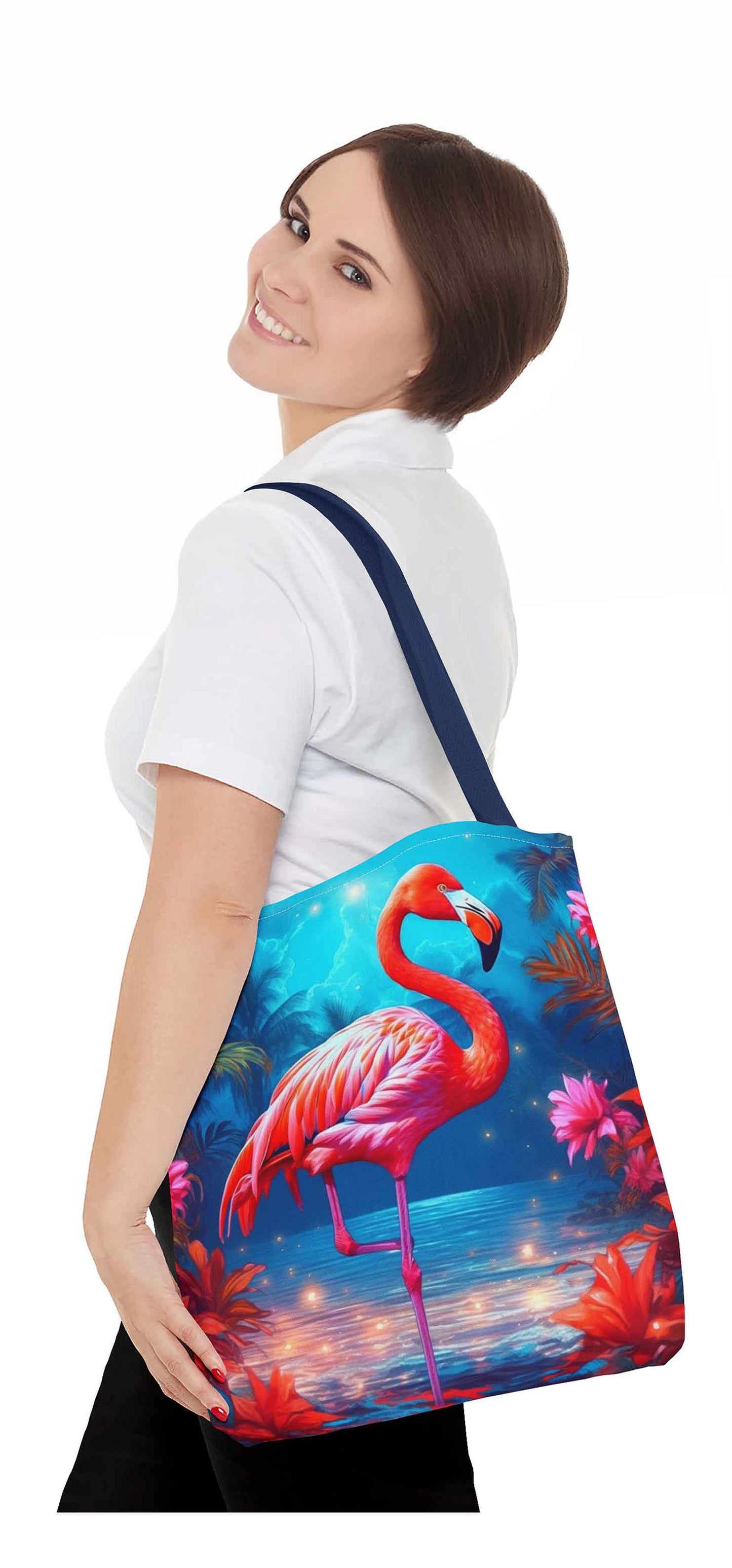 Tropical Flamingo Tote Bag