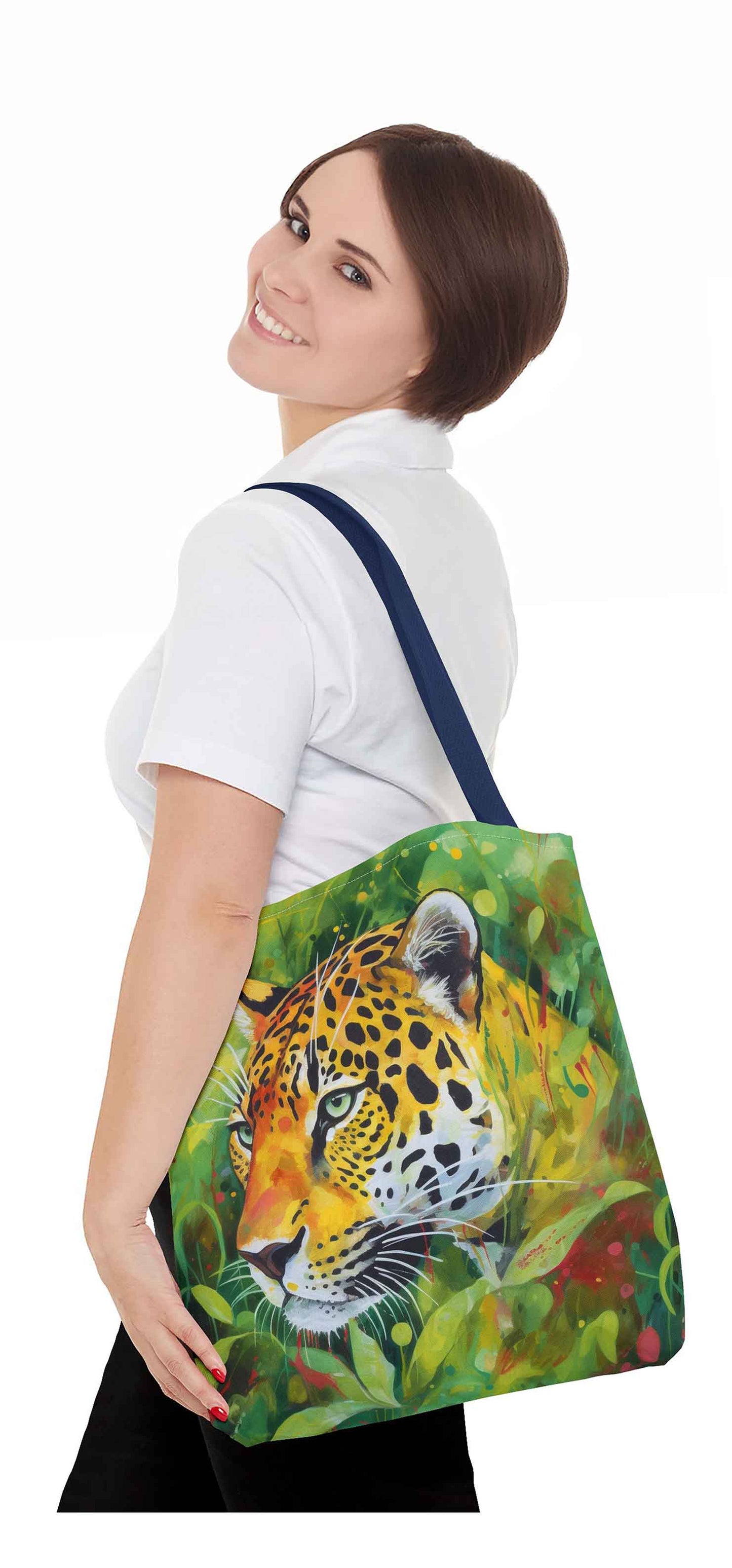 Floral Predator Tote Bag