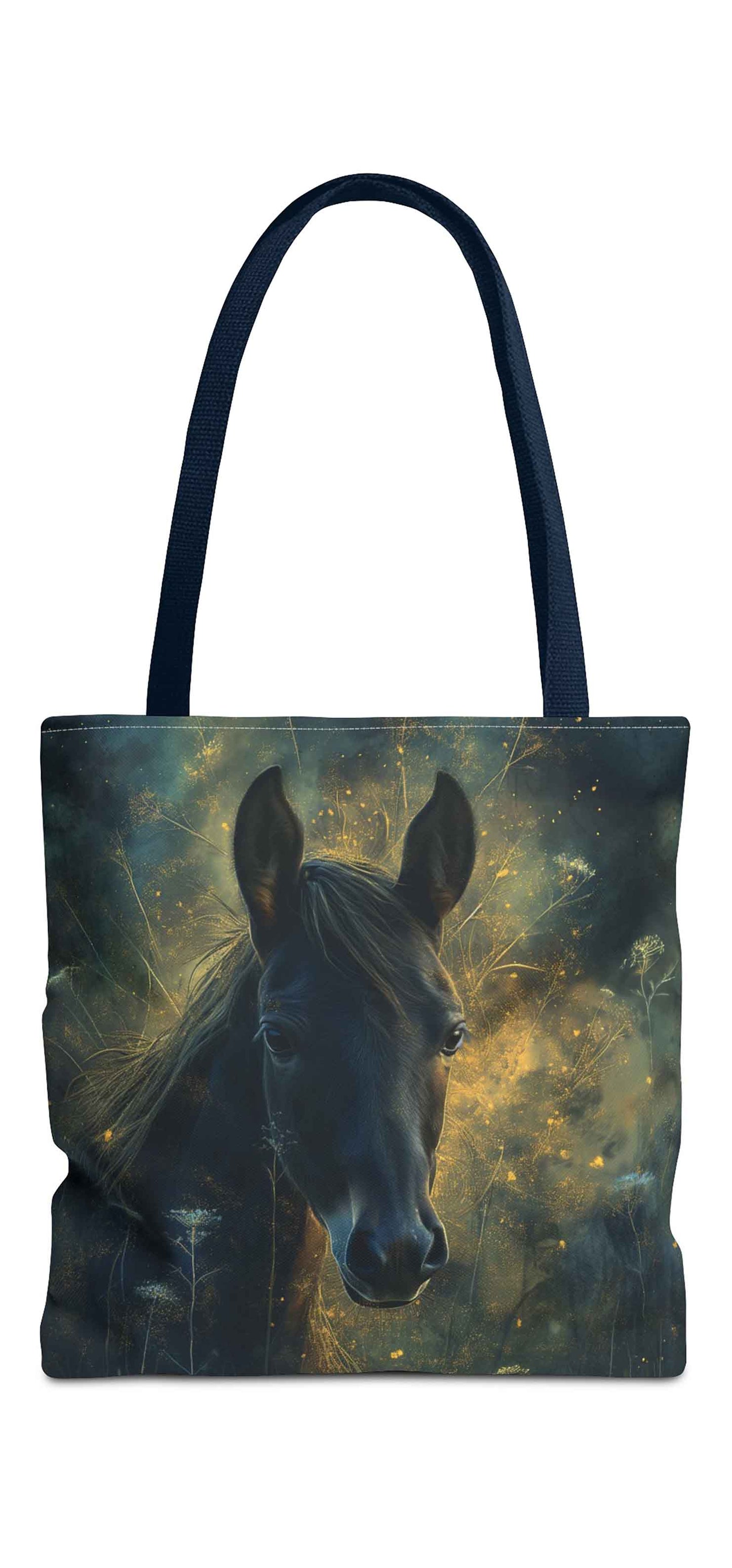 Mystic Night Horse Tote Bag