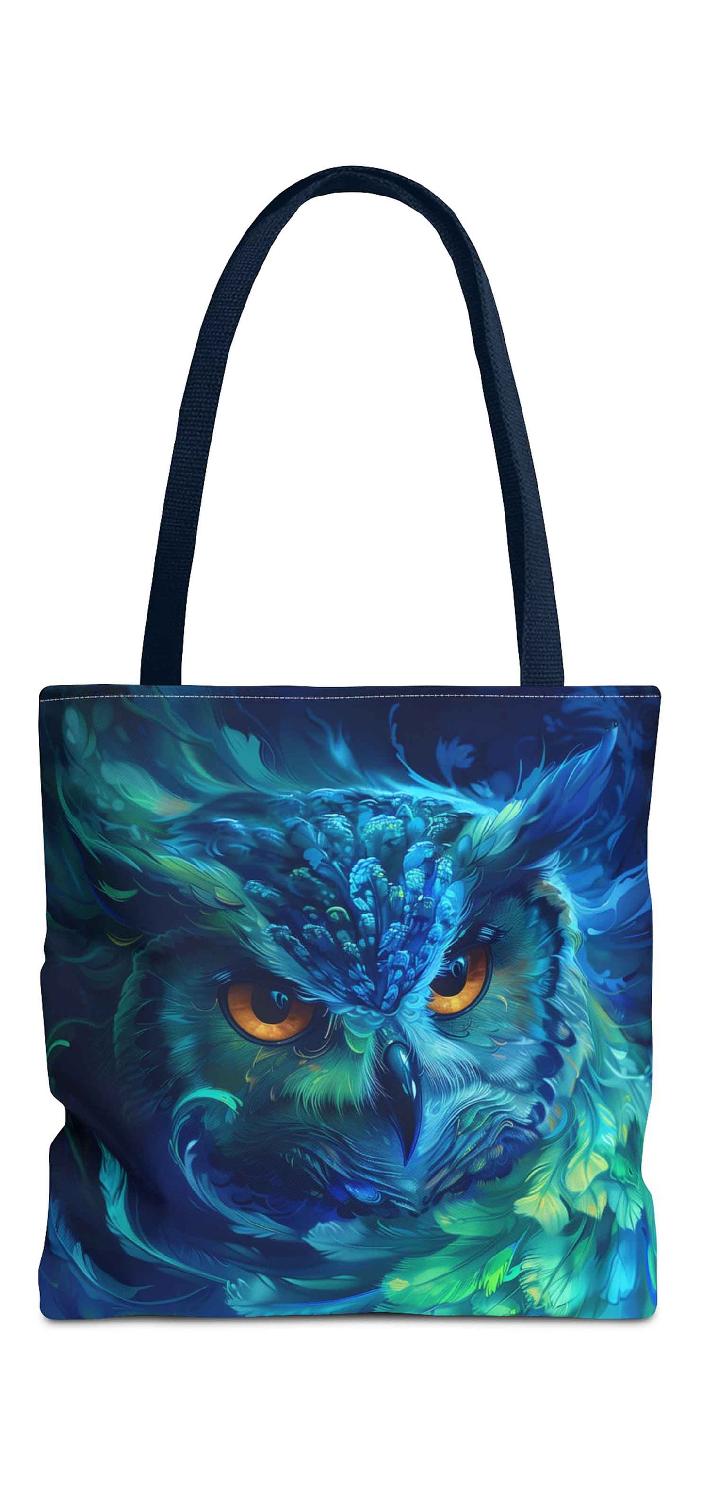 Mystical Blue Owl Tote Bag