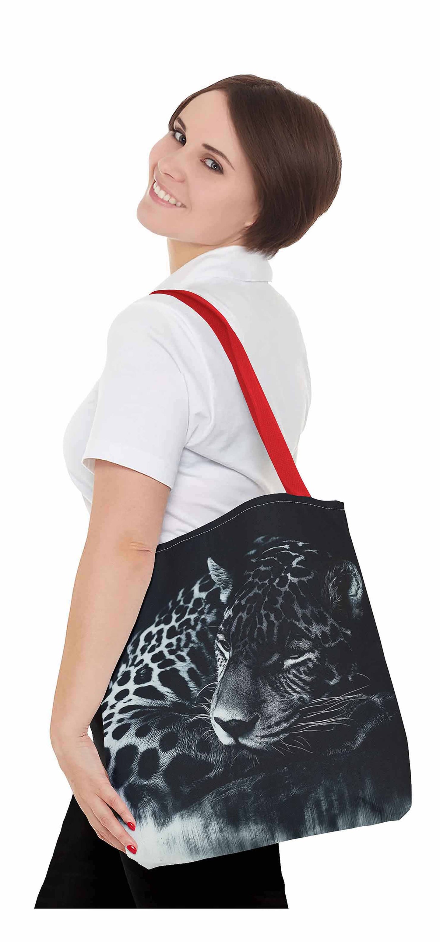 Silent Grace Jaguar Tote Bag