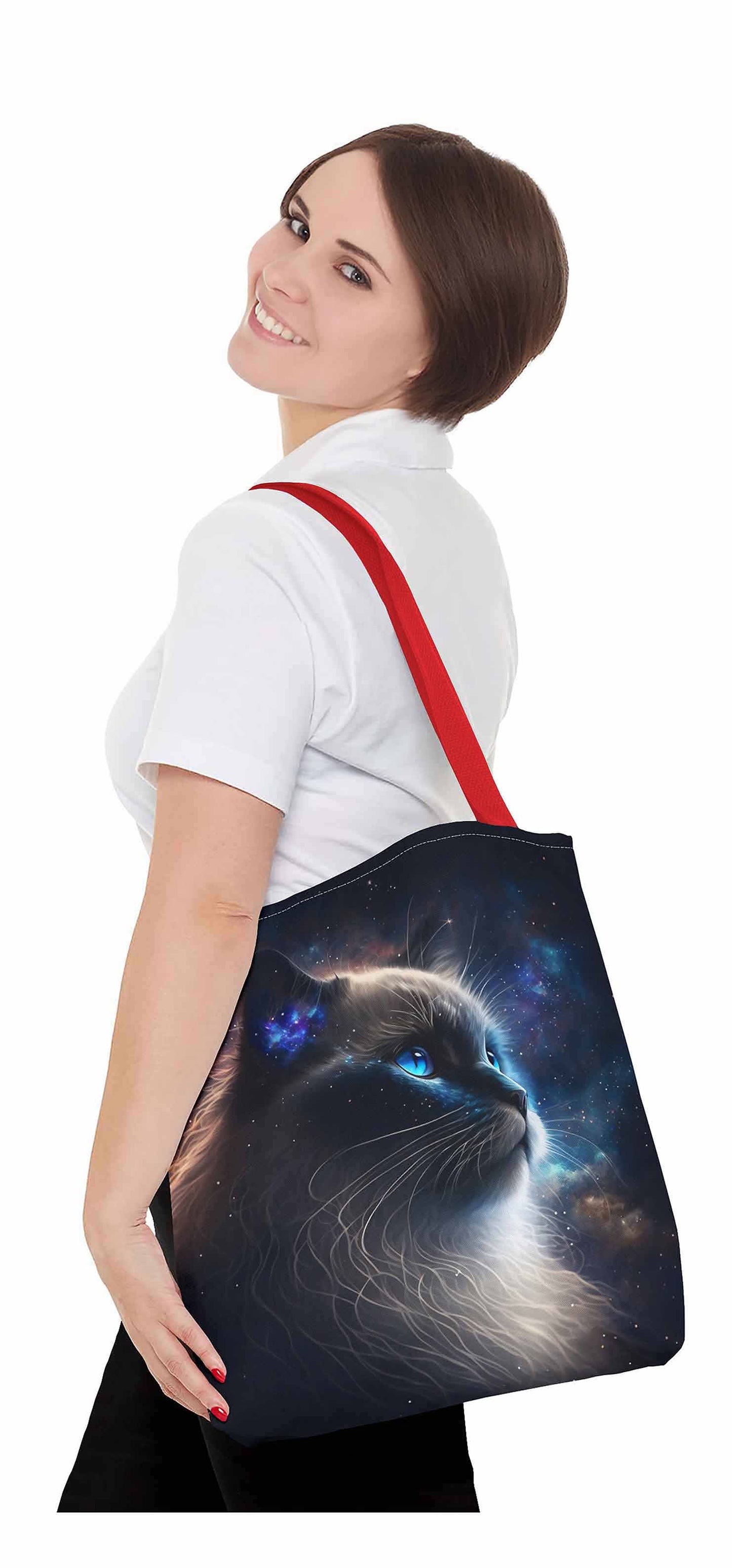 Galaxy Cat Tote Bag