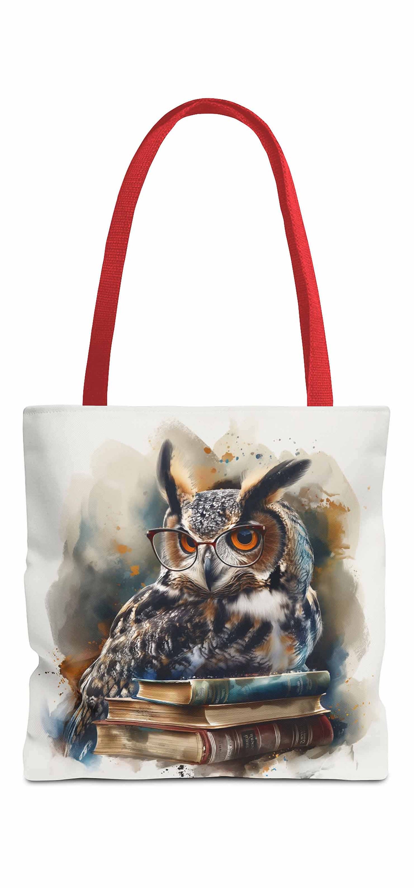 Wise Reader Owl Tote Bag