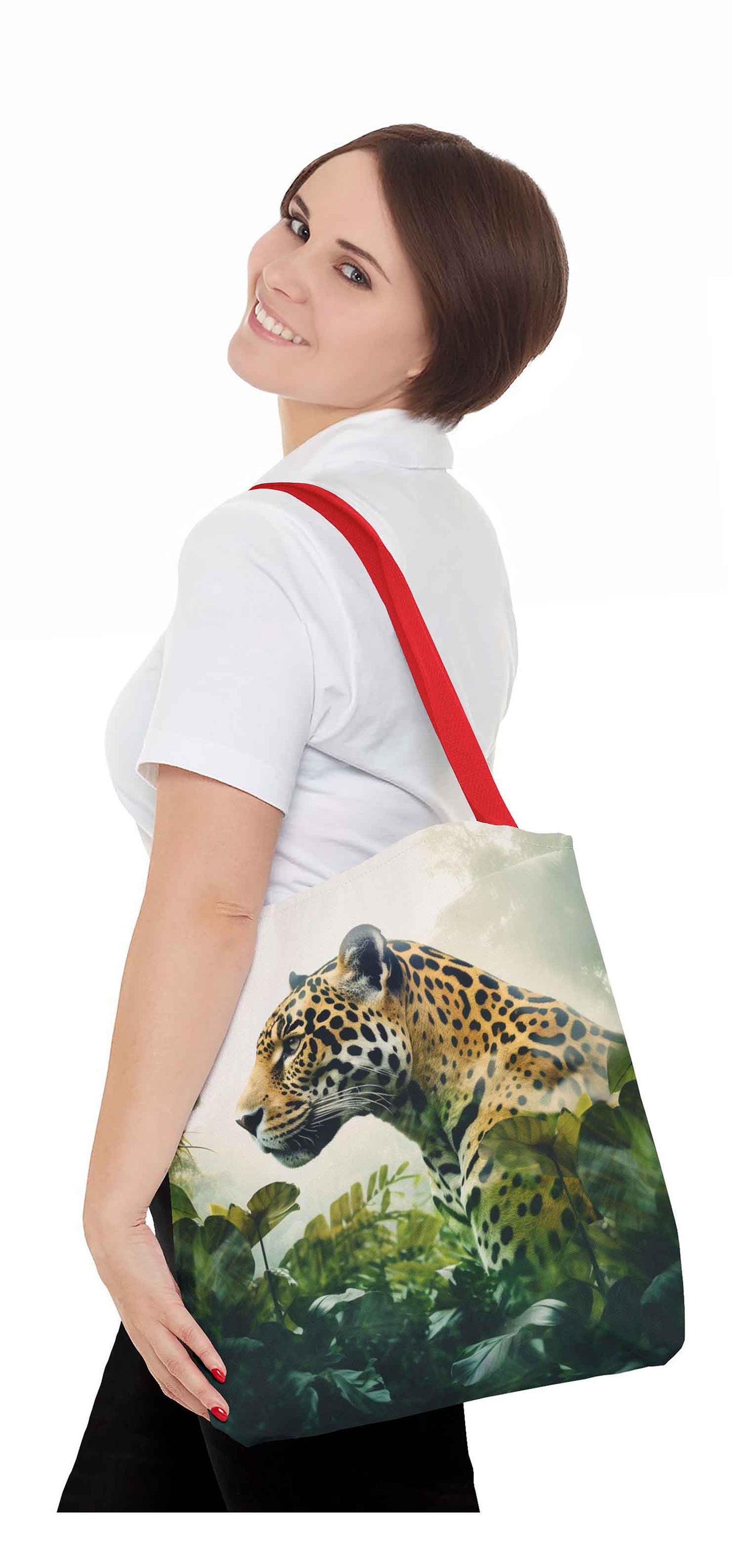 Jungle Majesty Jaguar Tote Bag