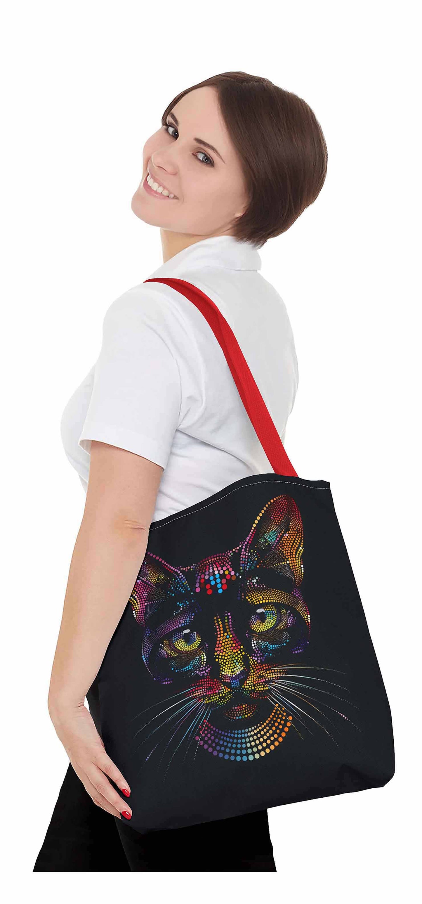 Egyptian Fantasy Cat Tote Bag