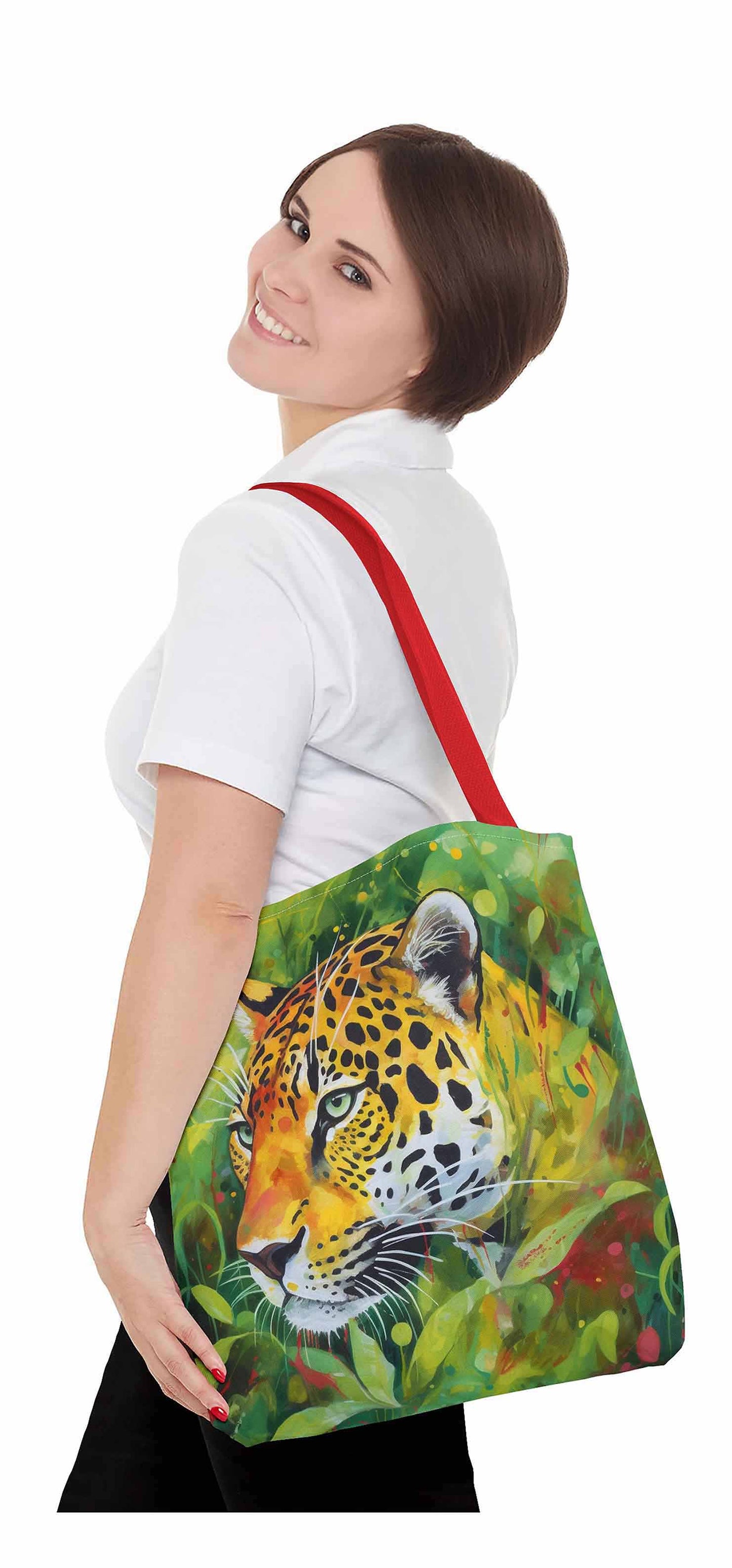 Floral Predator Tote Bag
