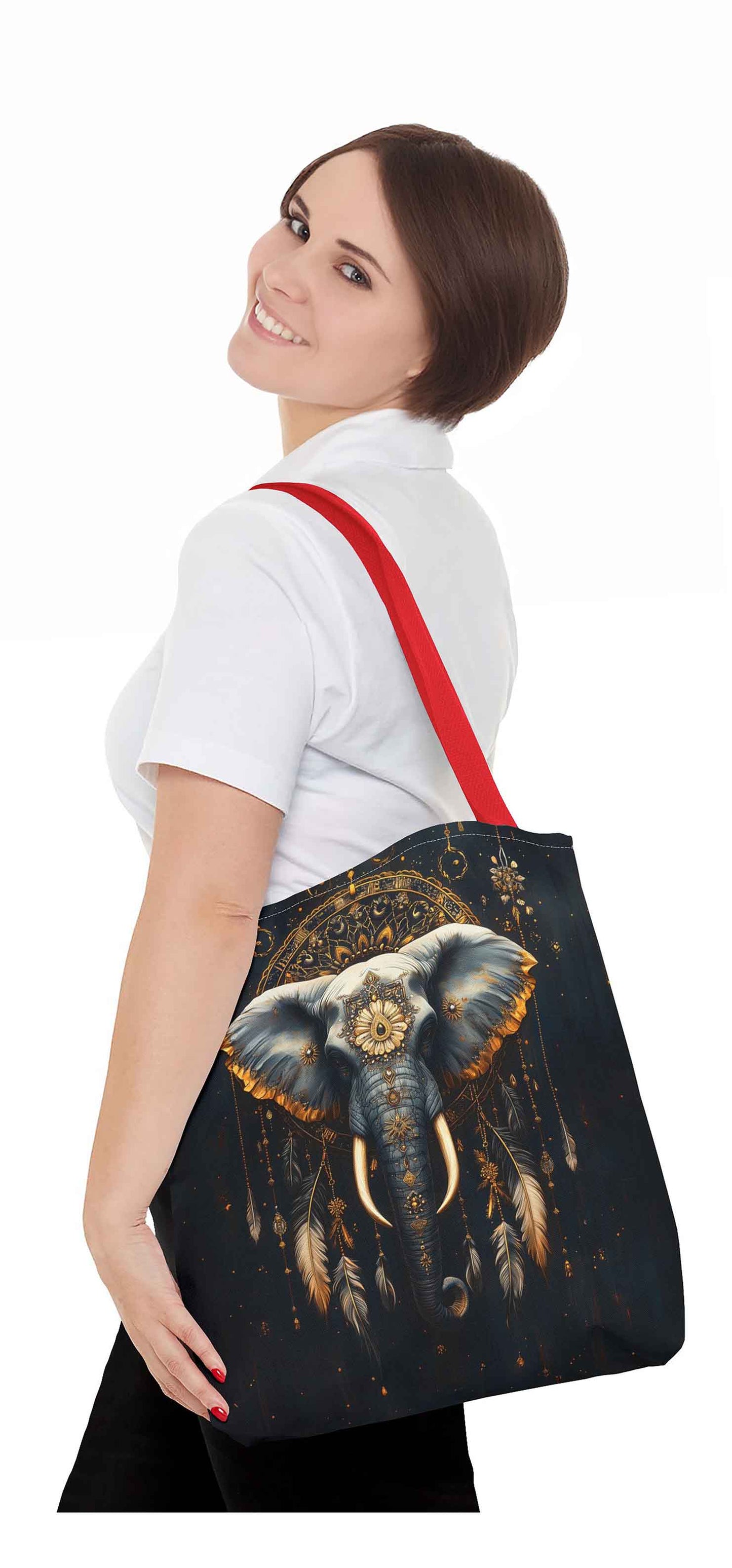 Bohemian GuardianElephant Tote Bag