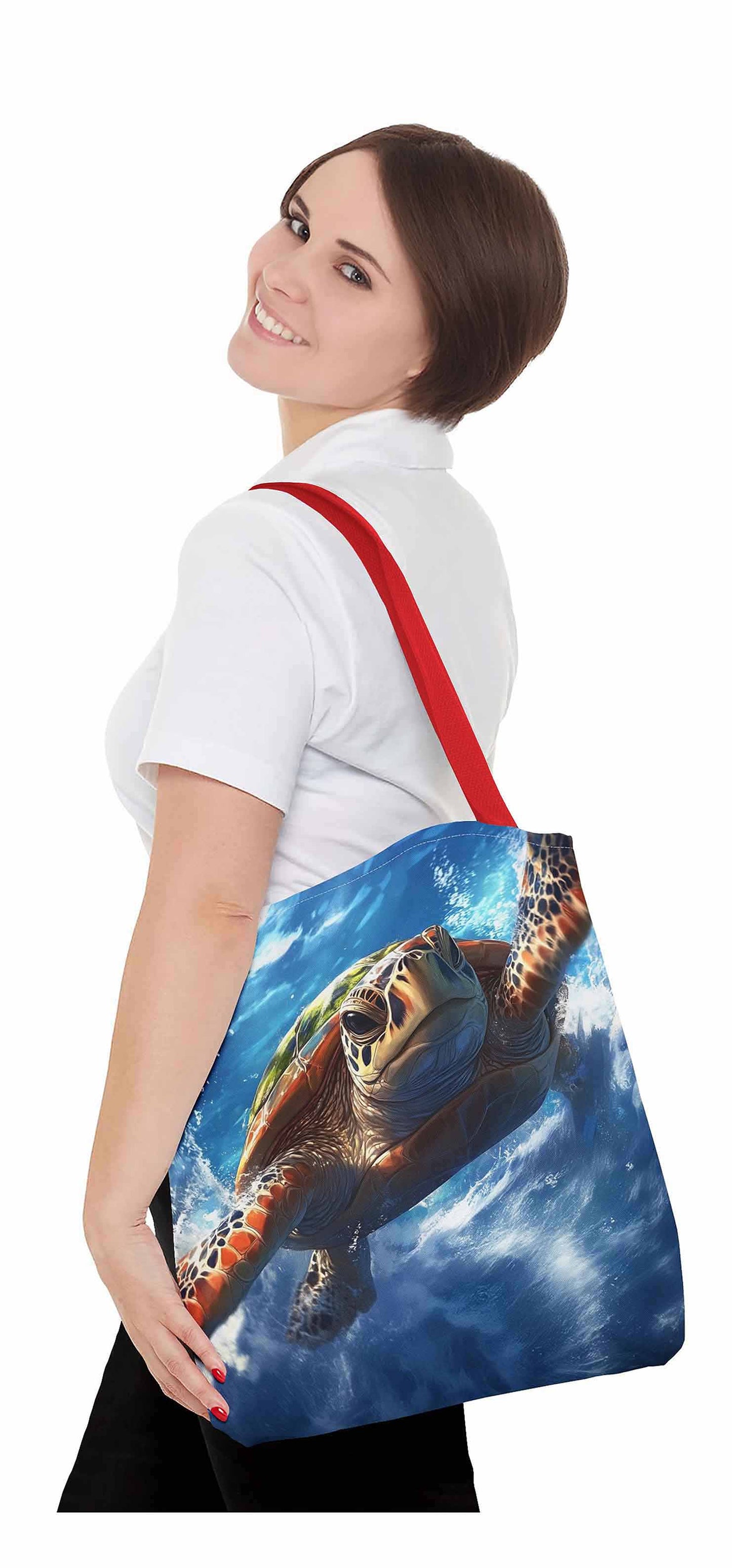 Ocean Escape Turtle Tote Bag