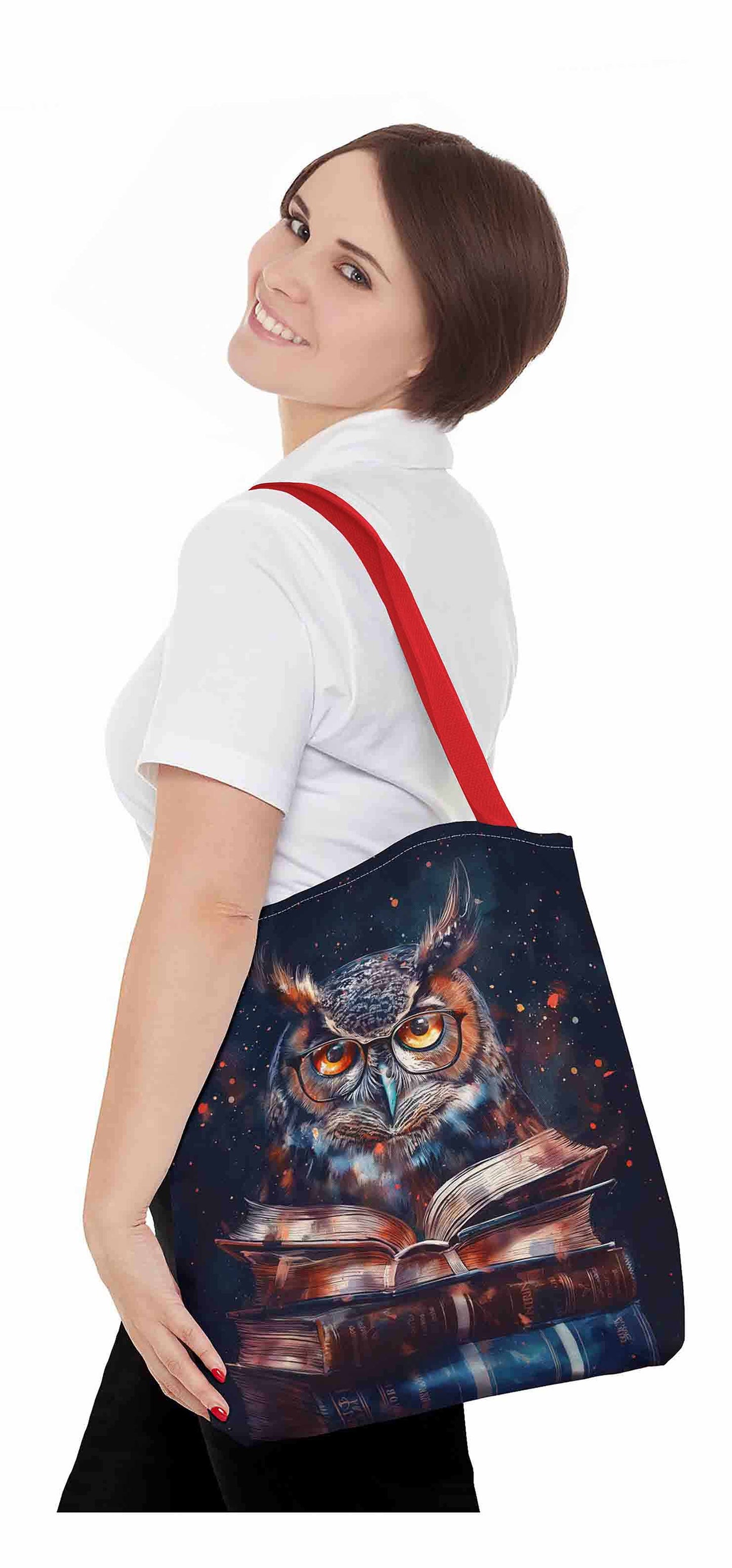 Scholarly Owl Tote Bag