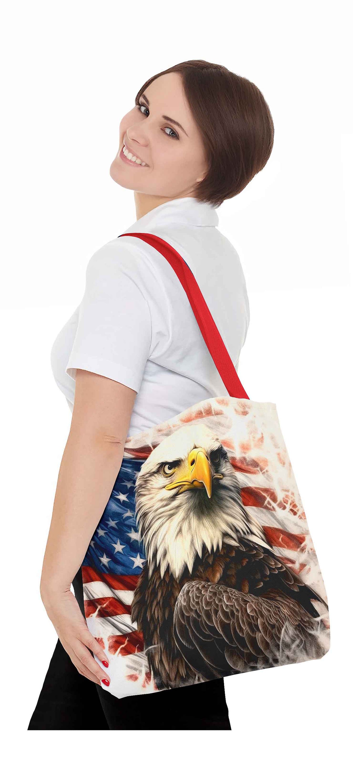 Old Glory Eagle Tote Bag