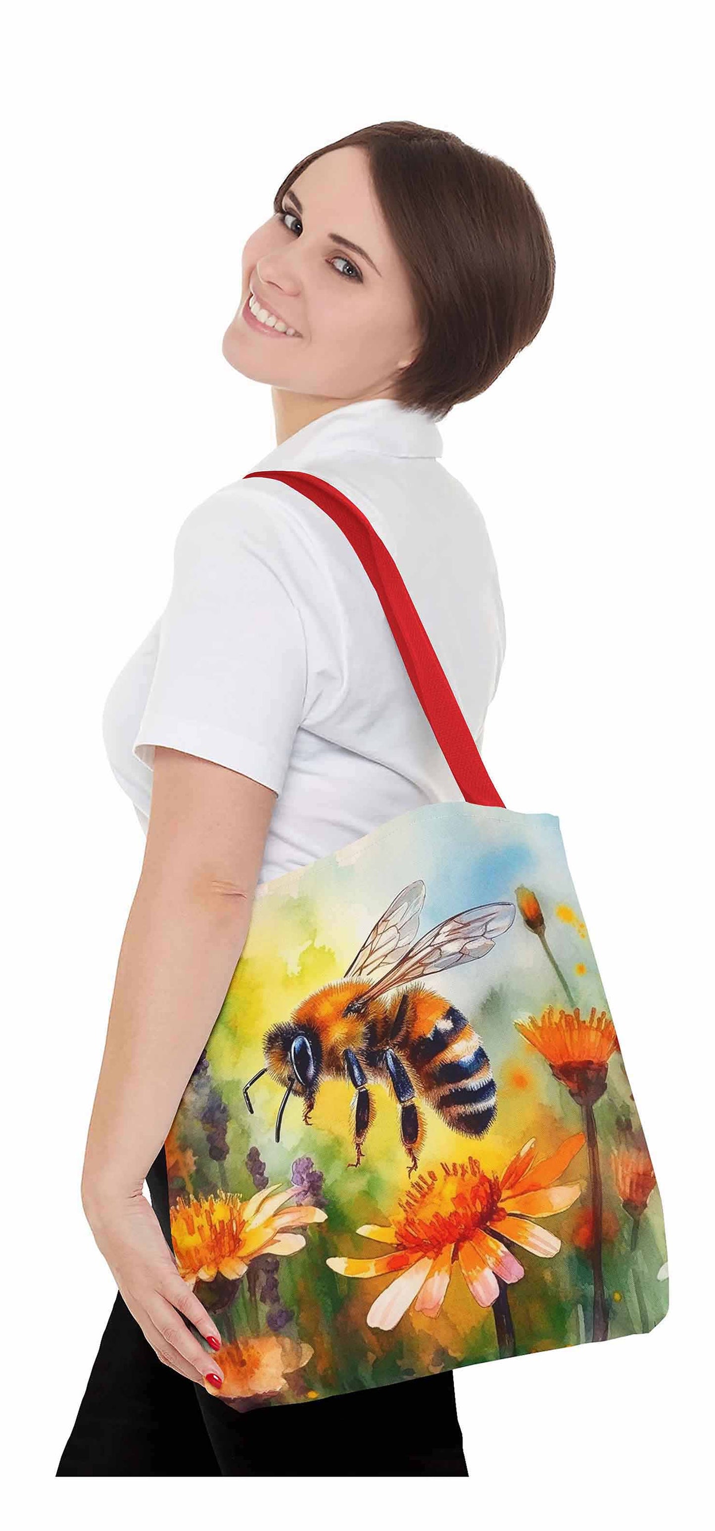 Floral Voyage Bee Tote Bag