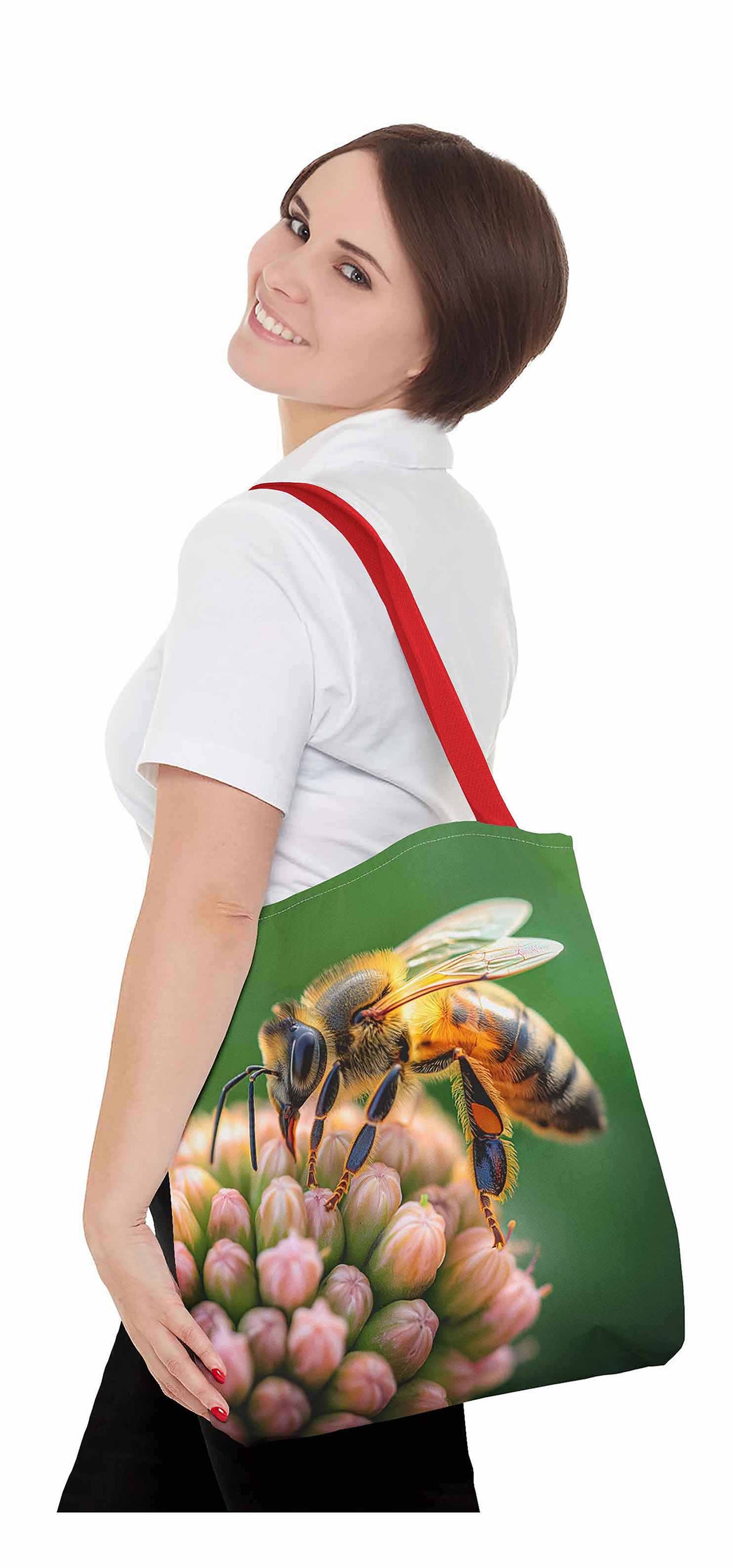 Bee in Bloom Tote Bag