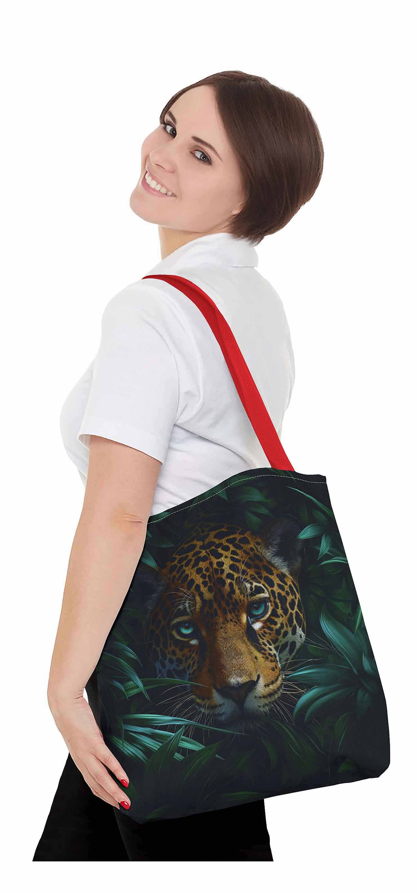 Jungle Stalker Jaguar Tote Bag