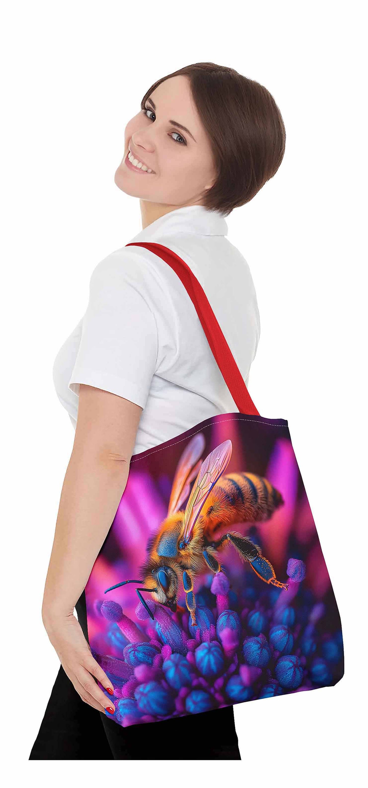 Blooming Bee Tote Bag