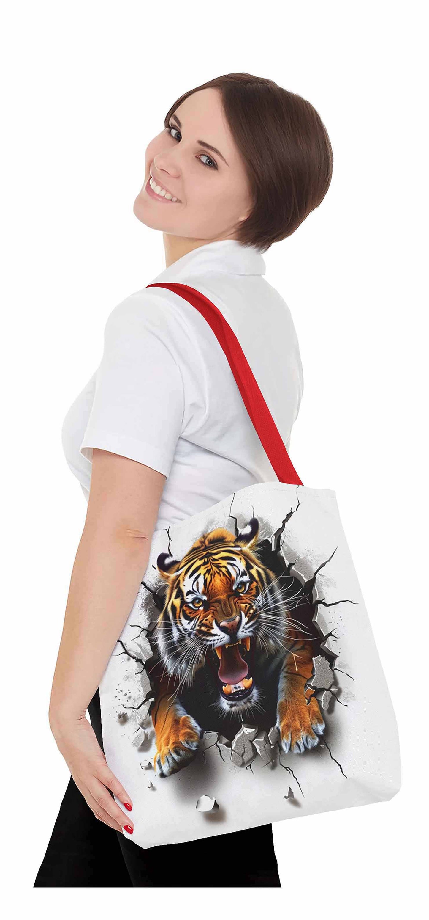 Tiger Breakout Tote Bag