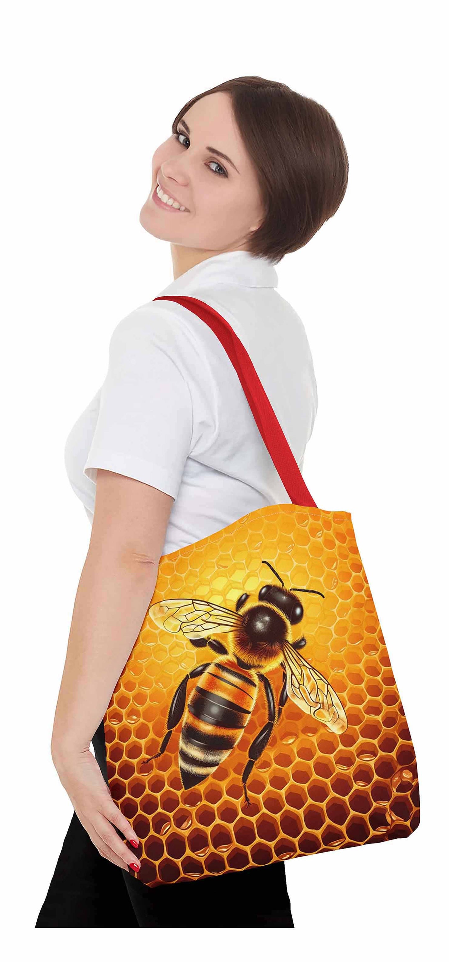 Amber Harmony Bee Tote Bag