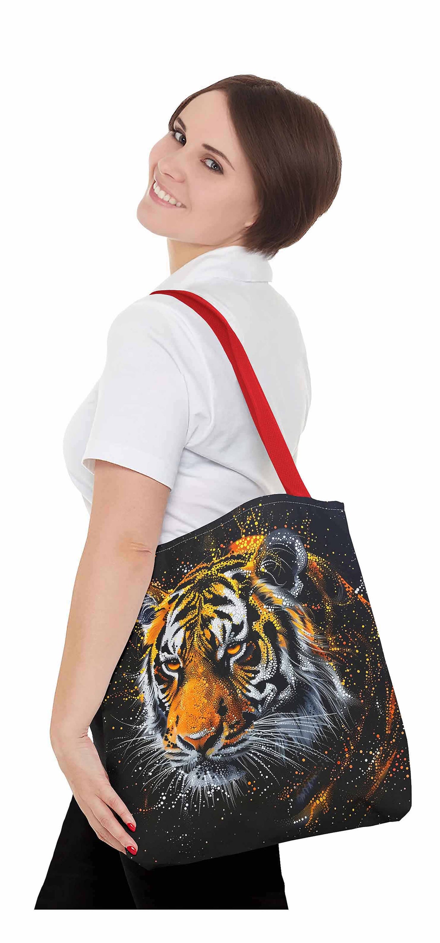 Radiant Majesty Tiger Tote Bag