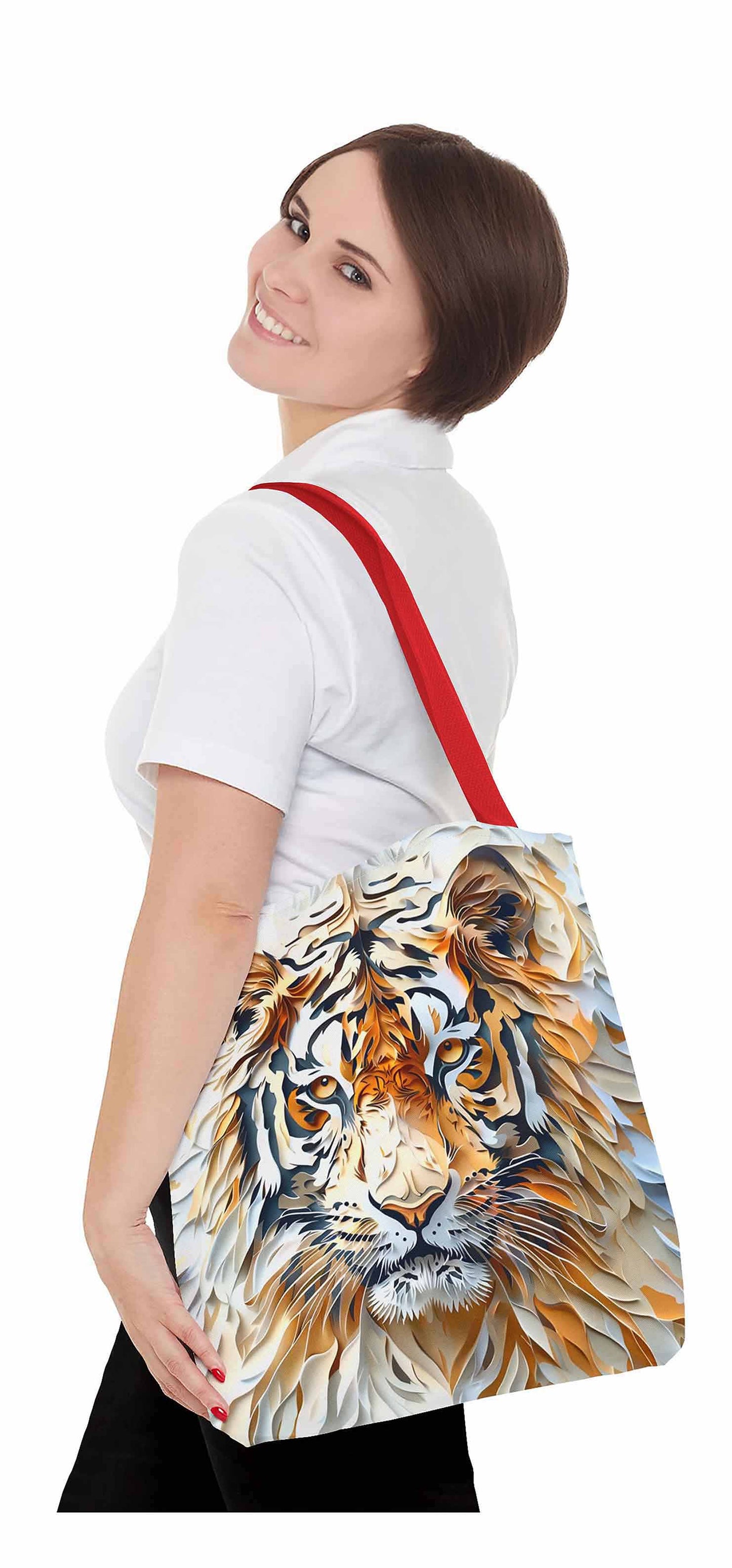 Intricate Tiger Art Tote Bag