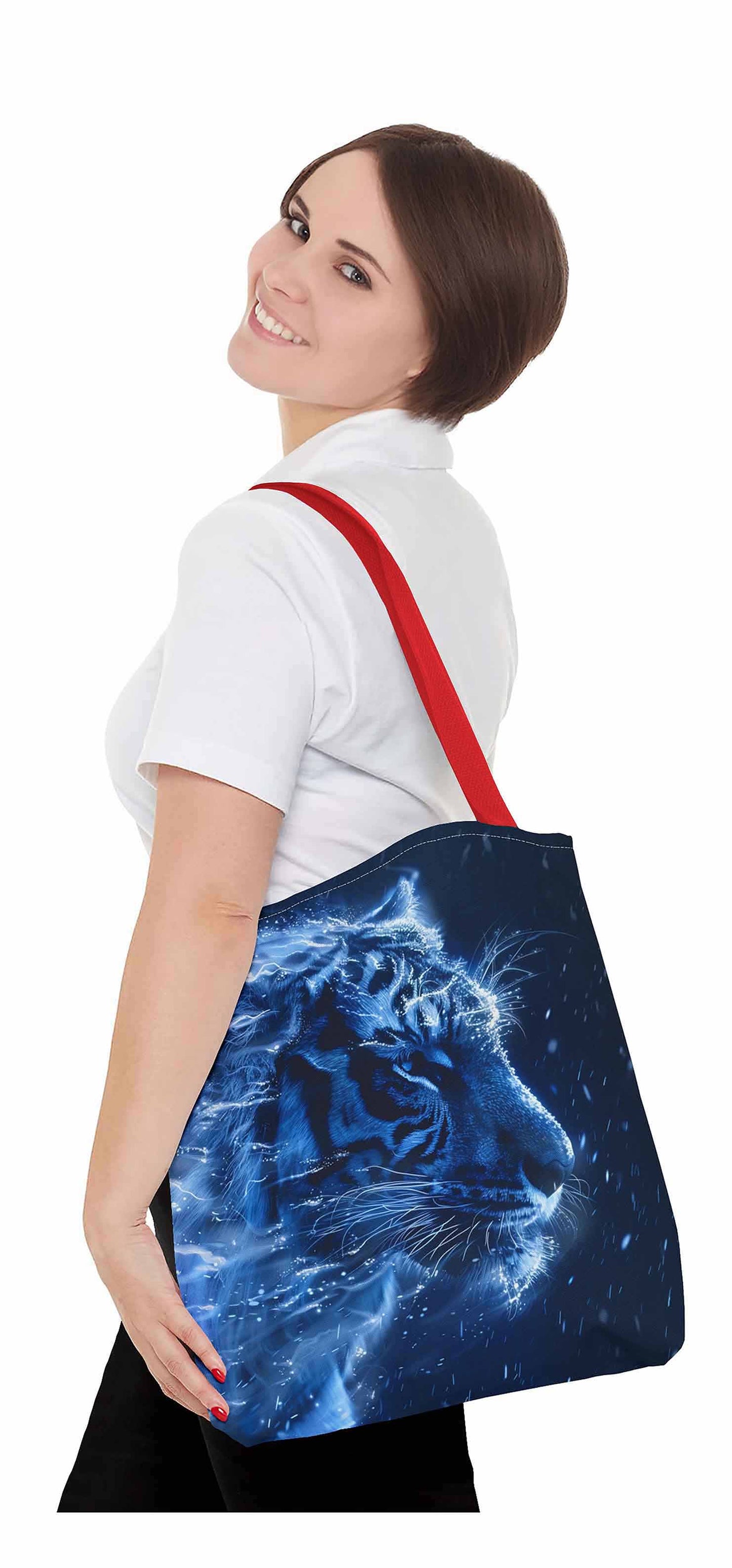 Luminescent Tiger Tote Bag