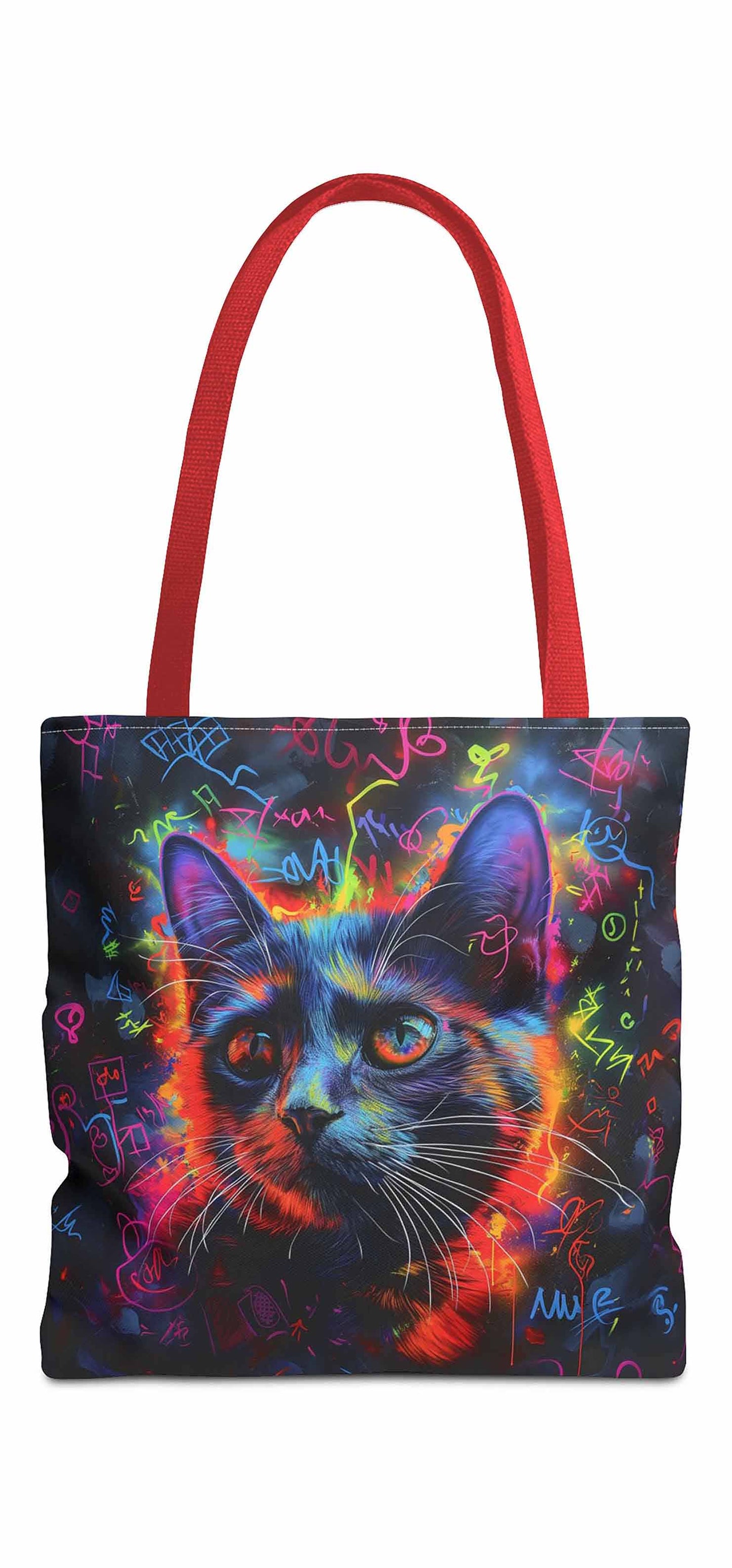 Cat Graffiti Tote Bag