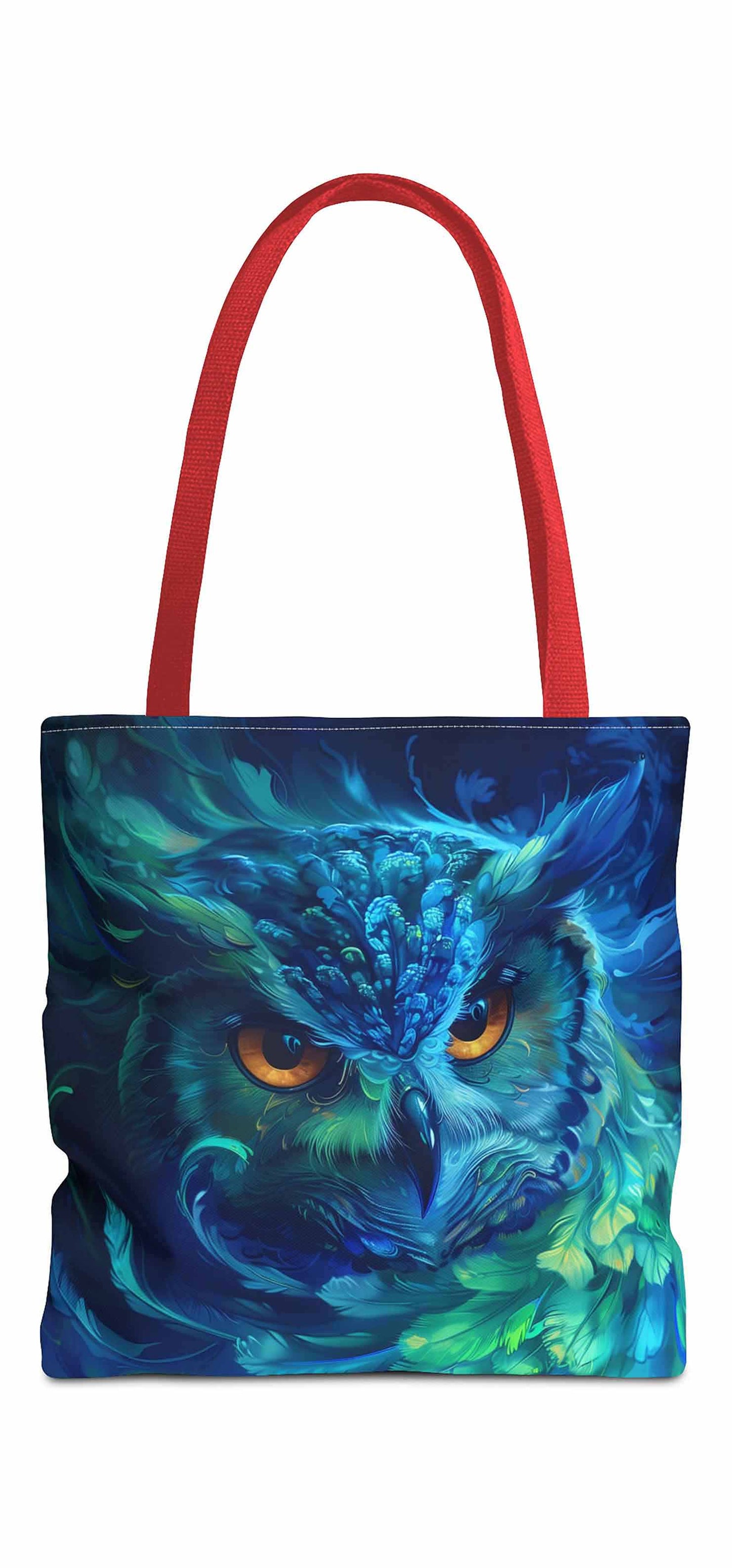 Mystical Blue Owl Tote Bag