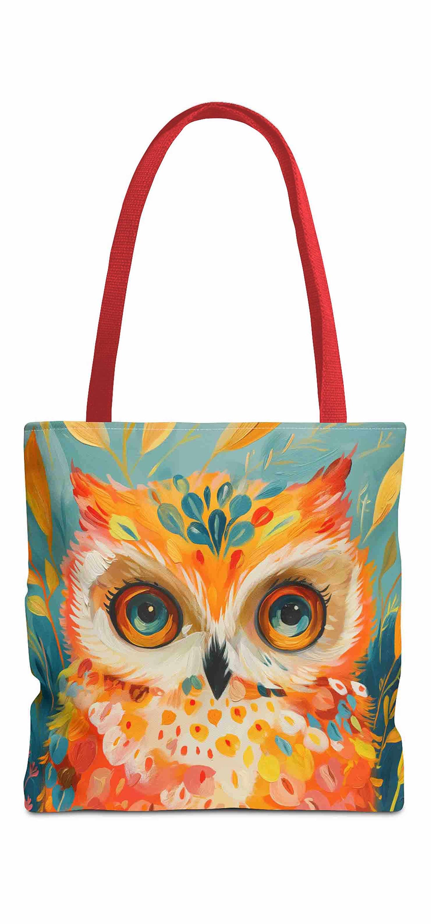 Wisdom Whimsy Owl Tote Bag