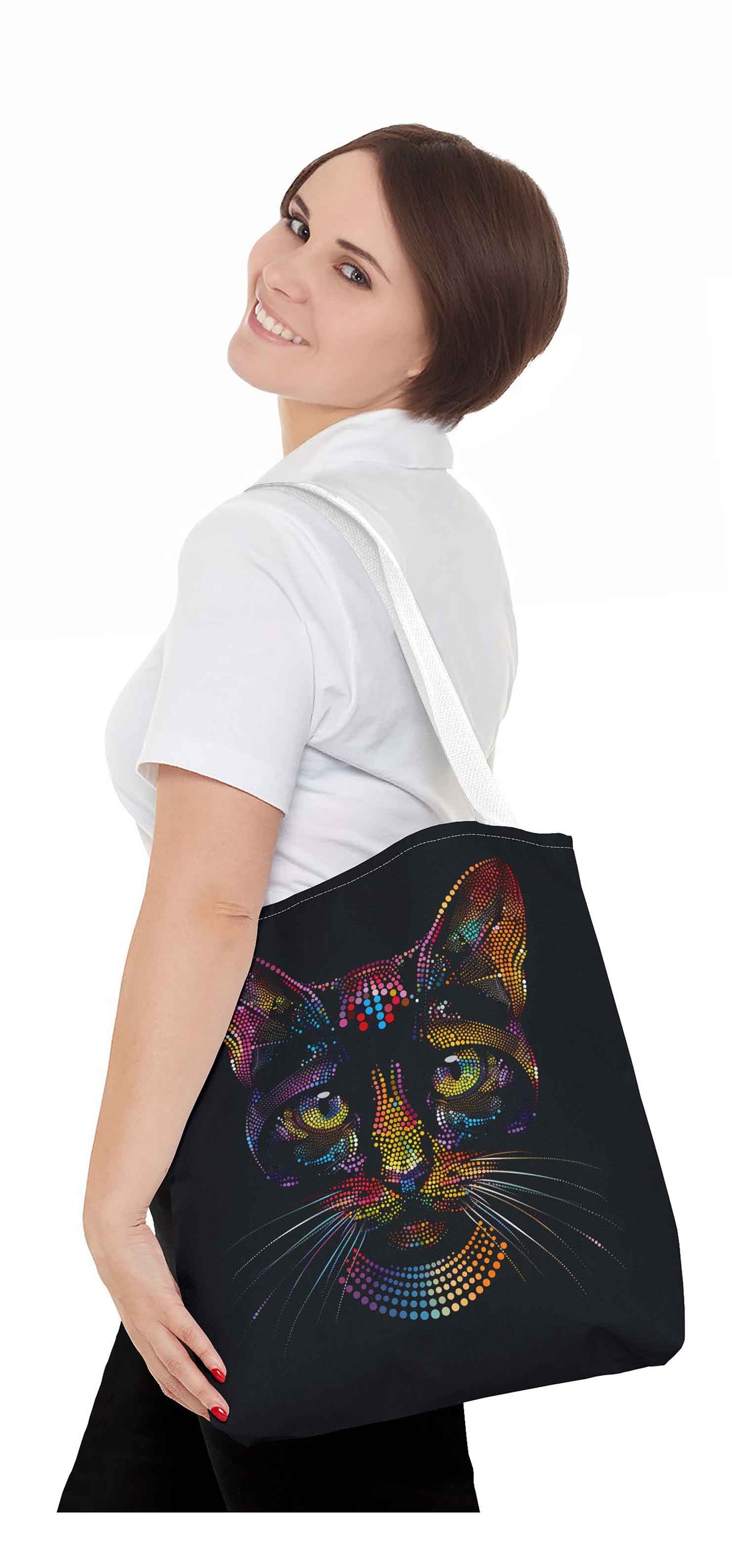 Egyptian Fantasy Cat Tote Bag