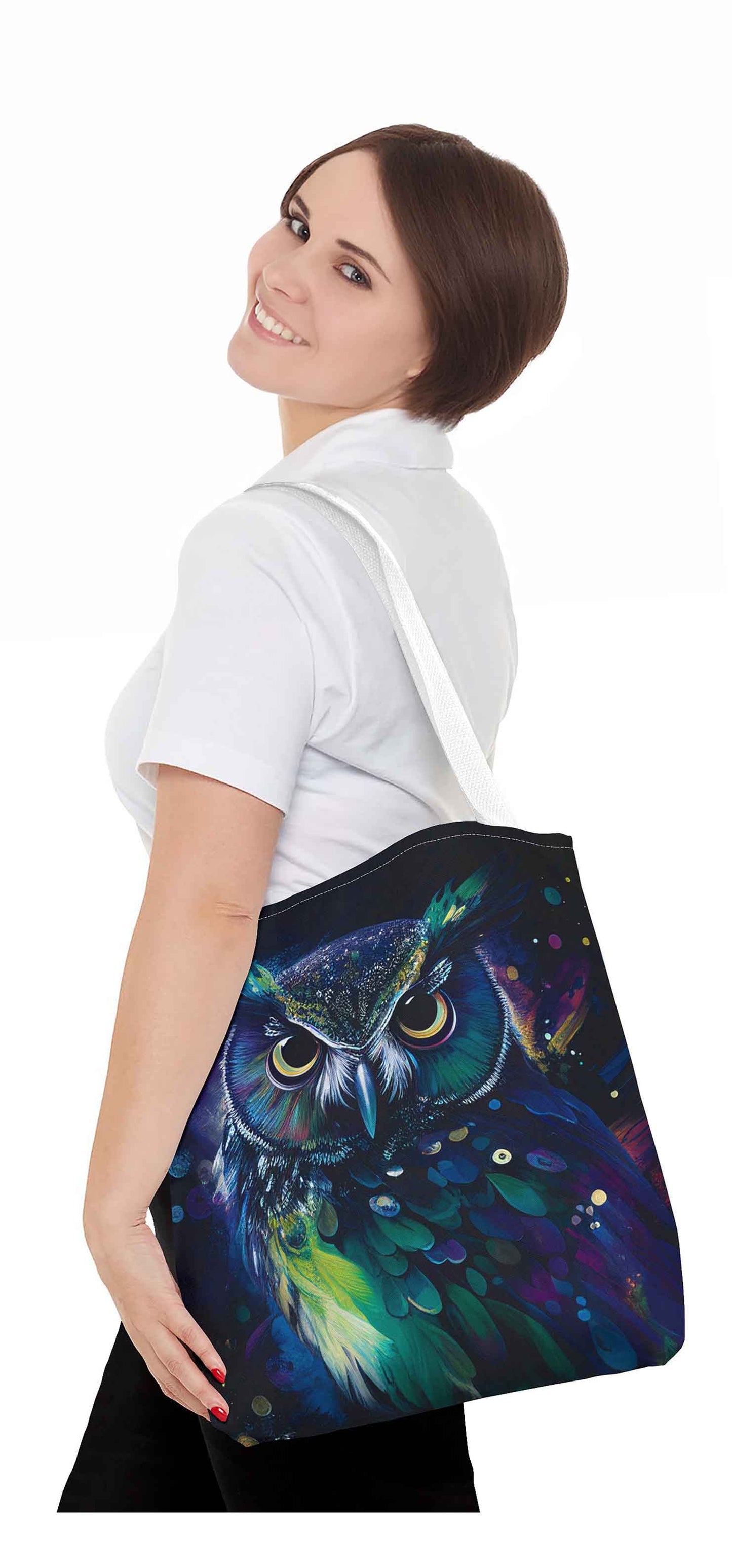 Avian Artistry Owl Tote Bag