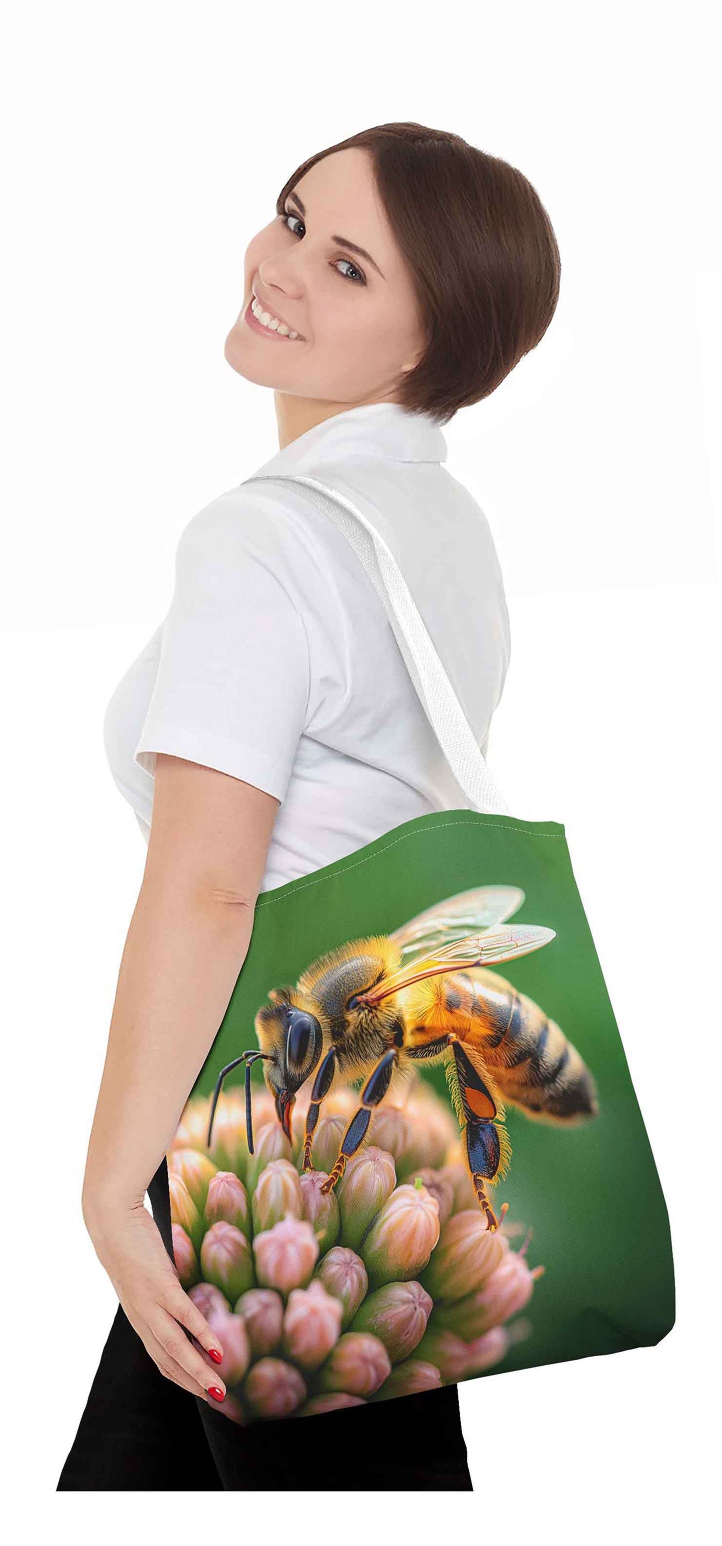 Bee in Bloom Tote Bag