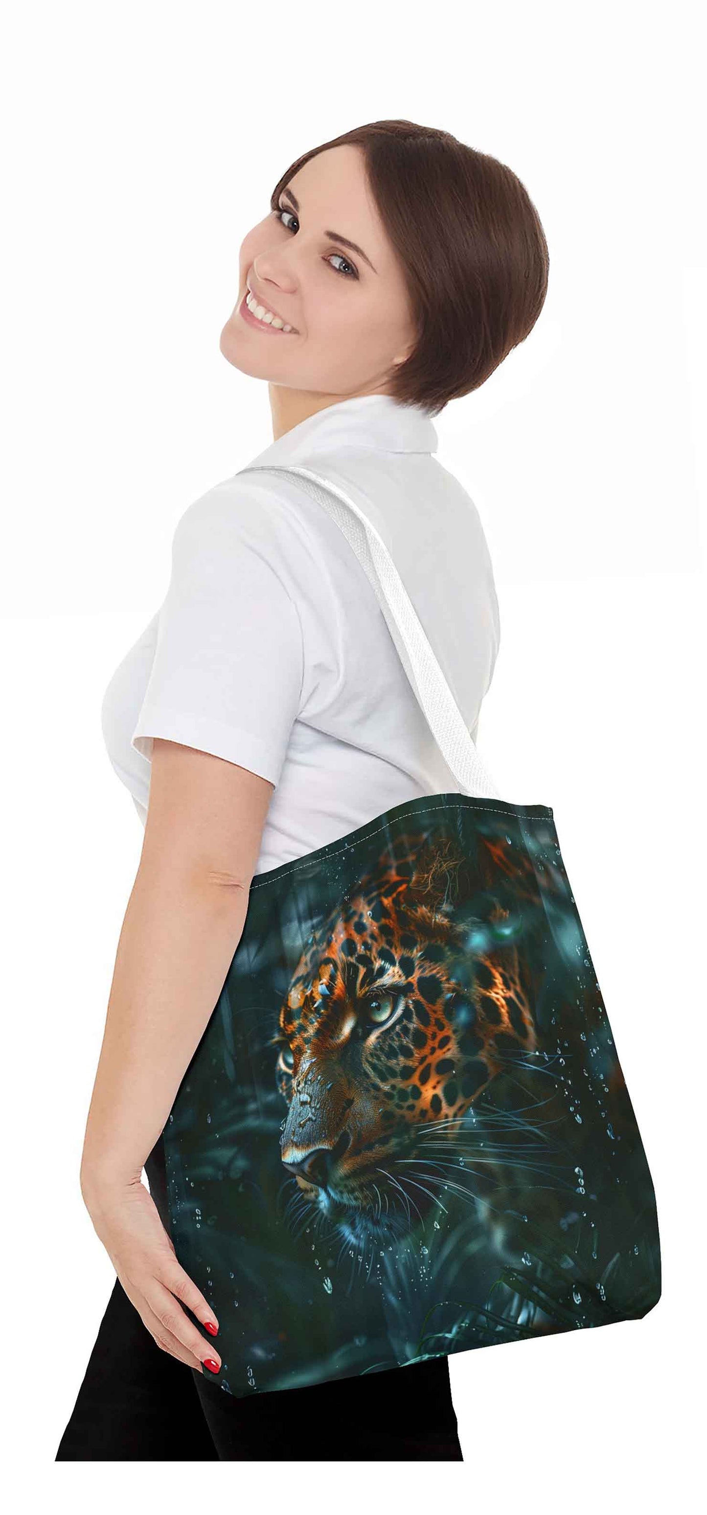 Rainforest Jaguar Tote Bag