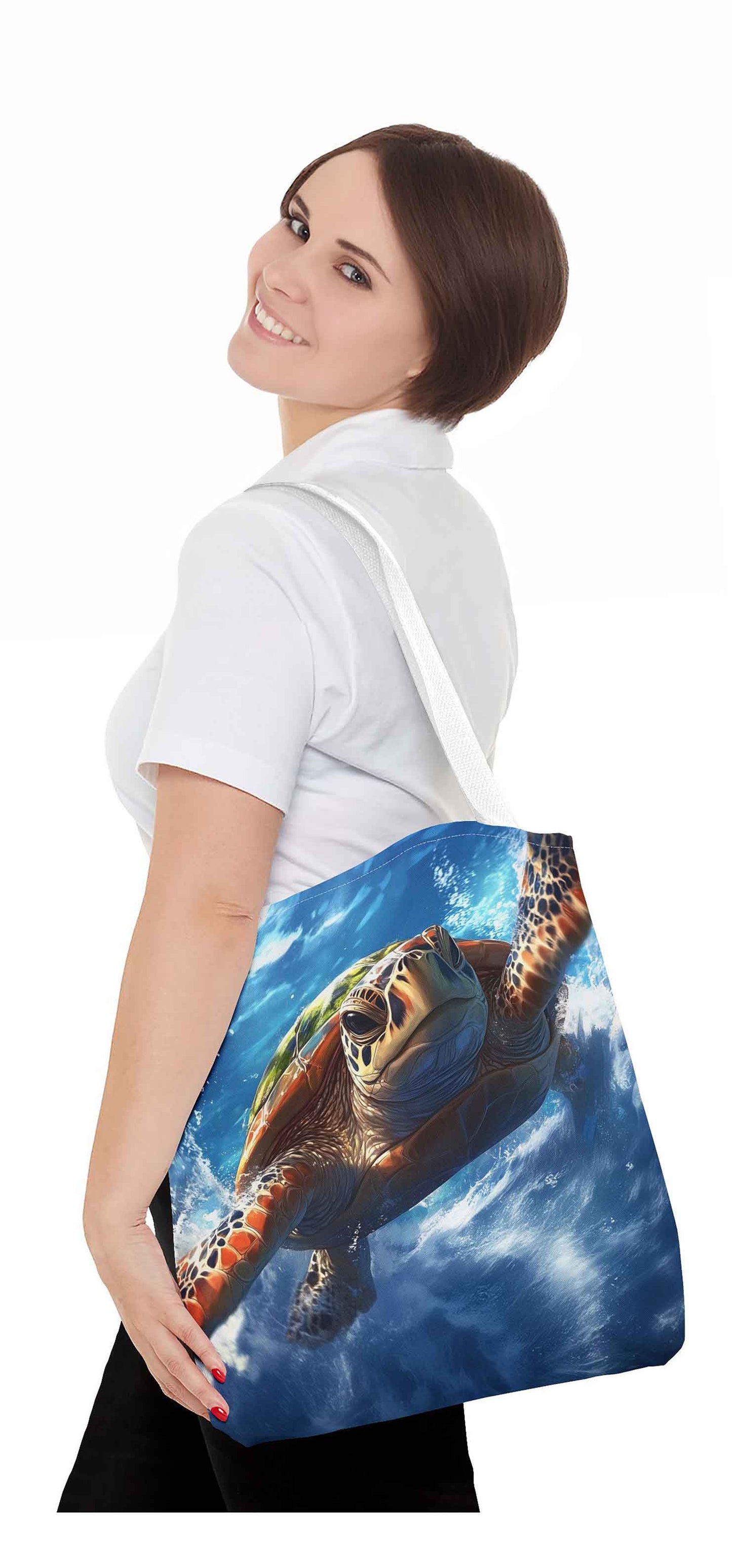 Ocean Escape Turtle Tote Bag