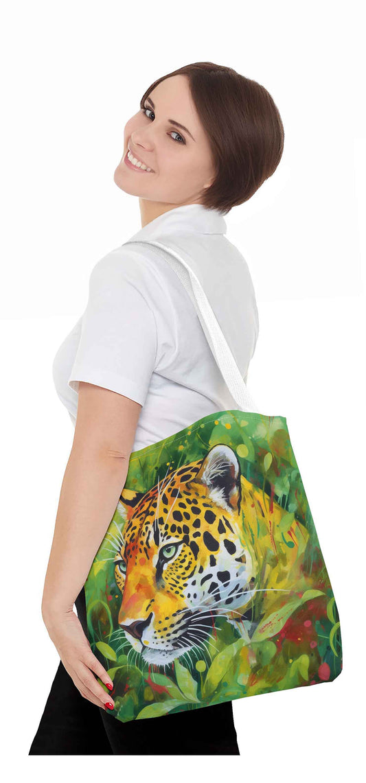 Floral Predator Tote Bag