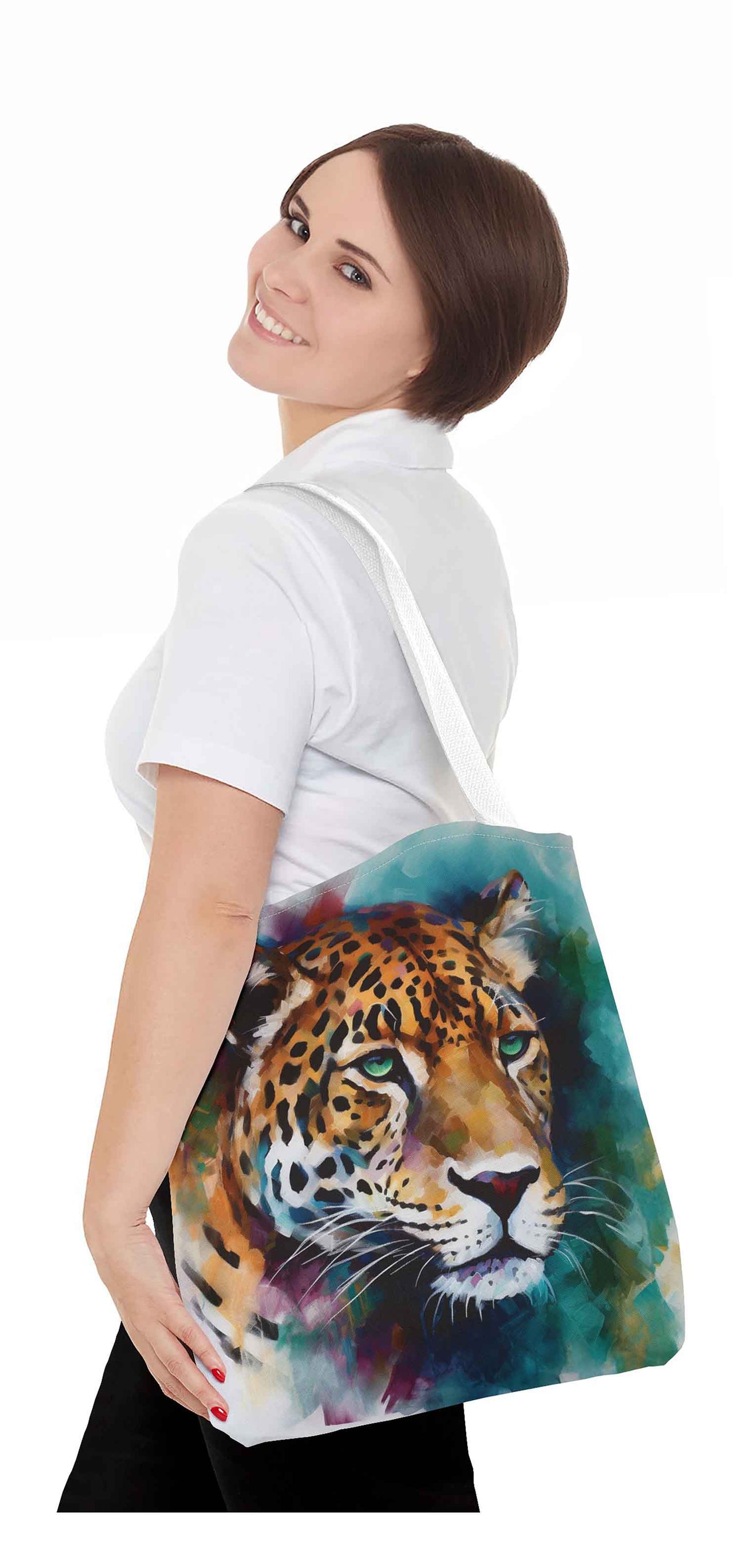 Untamed Beauty Jaguar Tote Bag