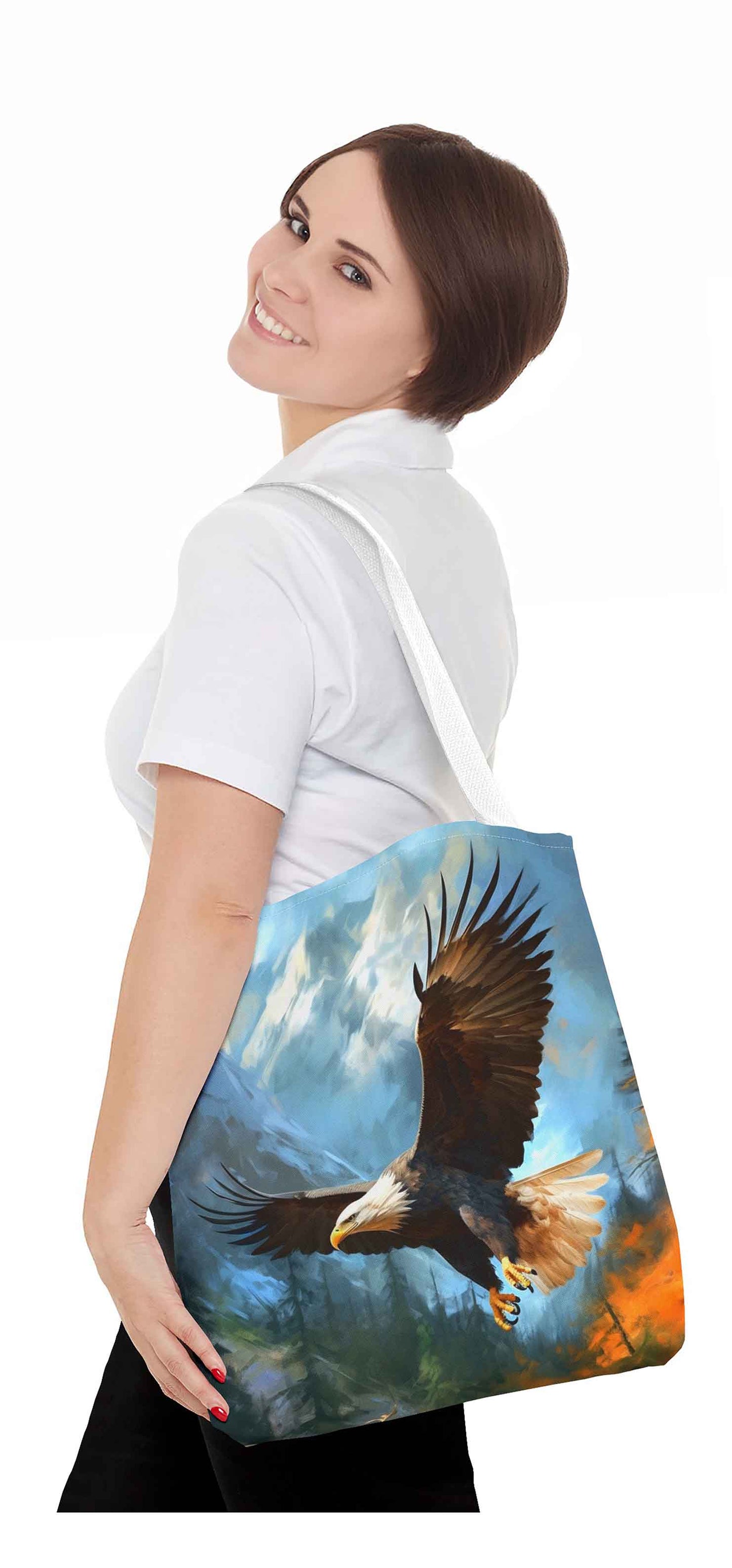 Skyward Summit Eagle Tote Bag