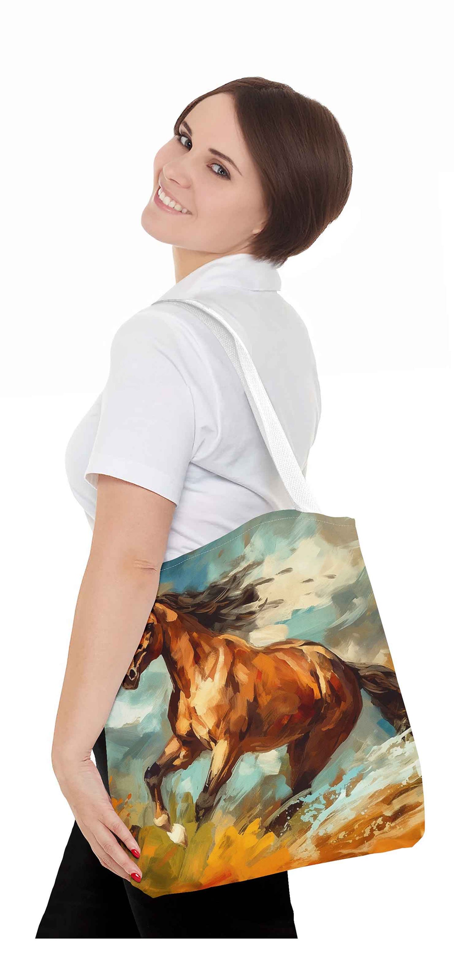 Wild Wanders Horse Tote Bag