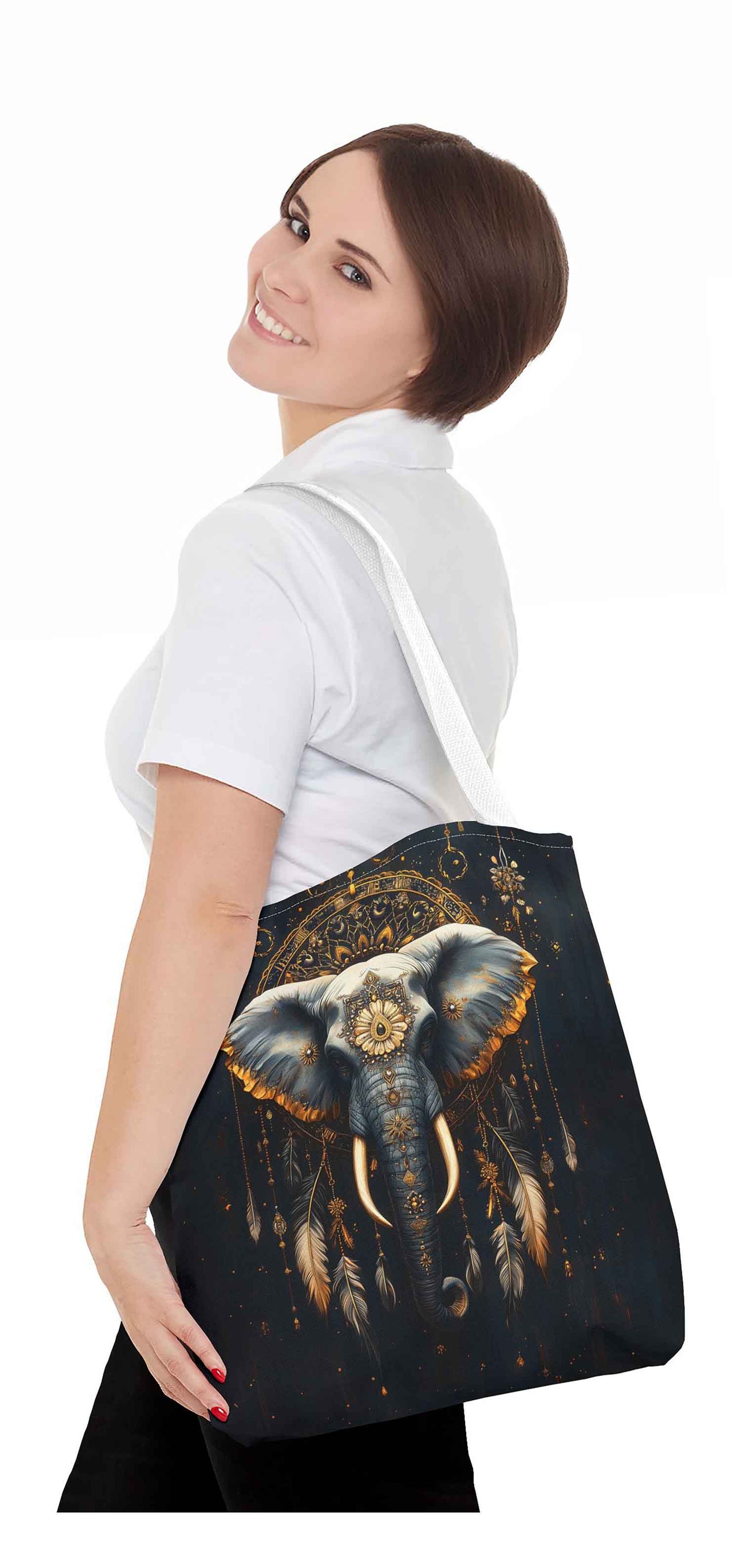 Bohemian GuardianElephant Tote Bag